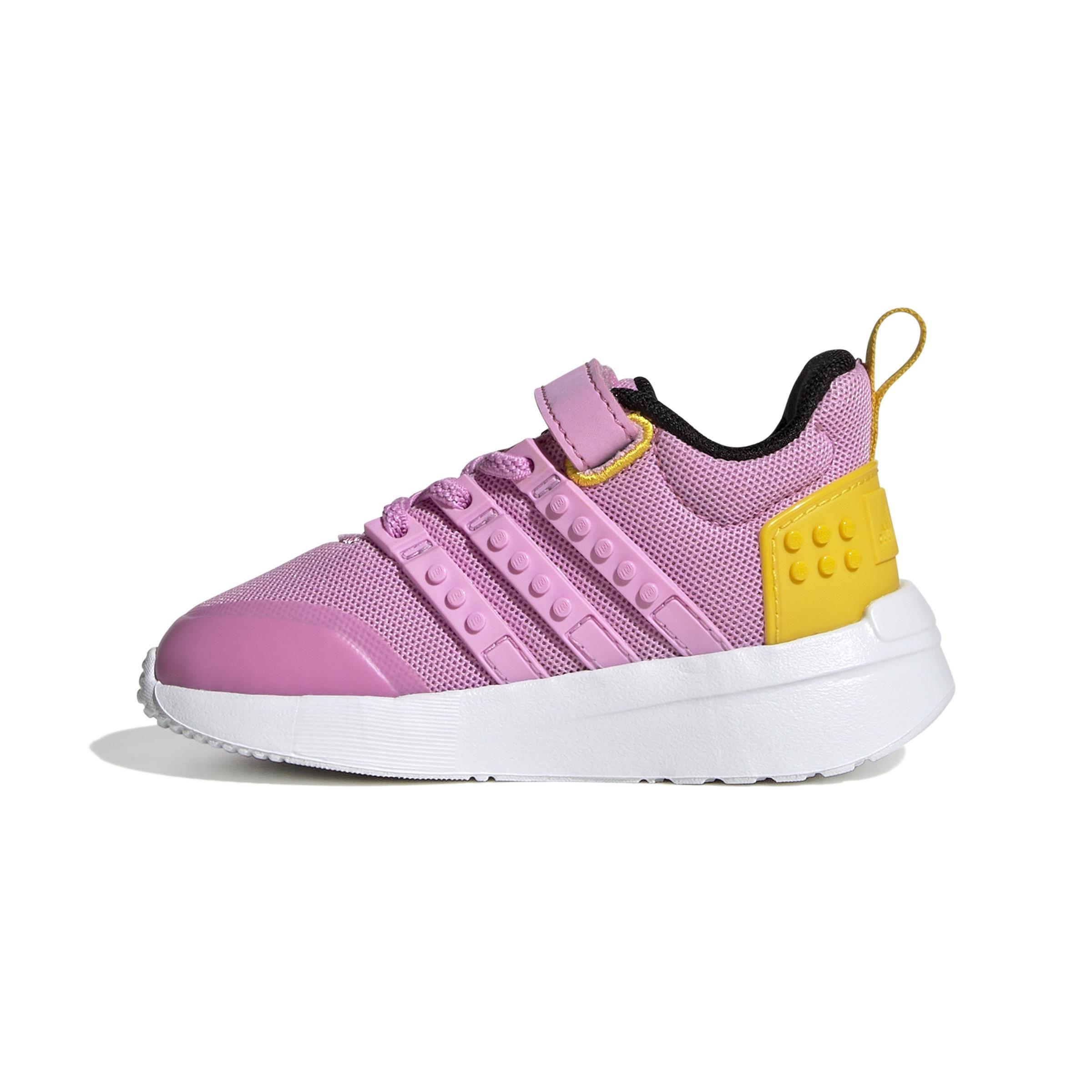 Unisex Kids adidas x LEGO Racer TR21 Elastic Lace and Top Strap Shoes, Purple, , large image number 13