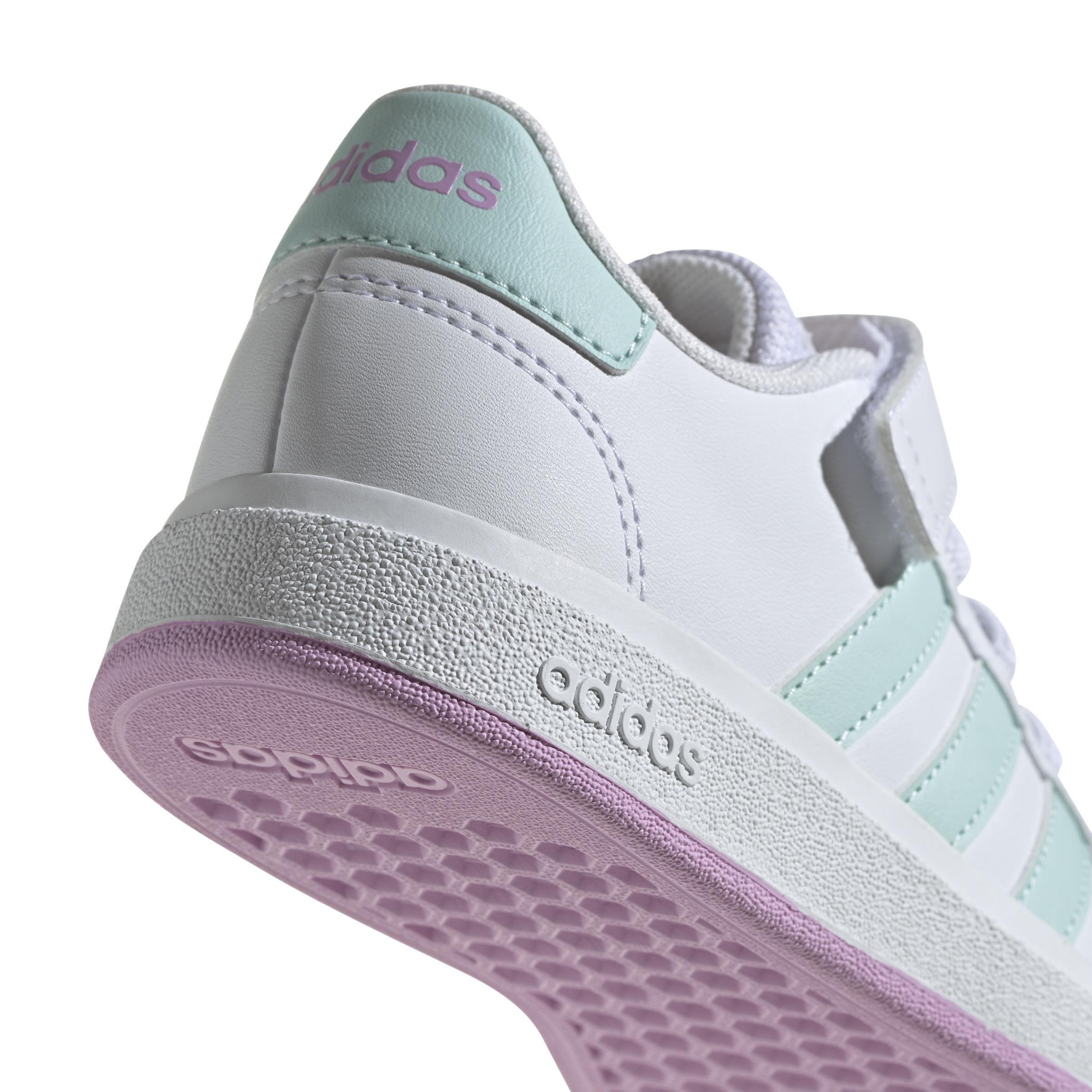Kids Unisex Grand Court 2.0 Shoes, White, A901_ONE, large image number 4