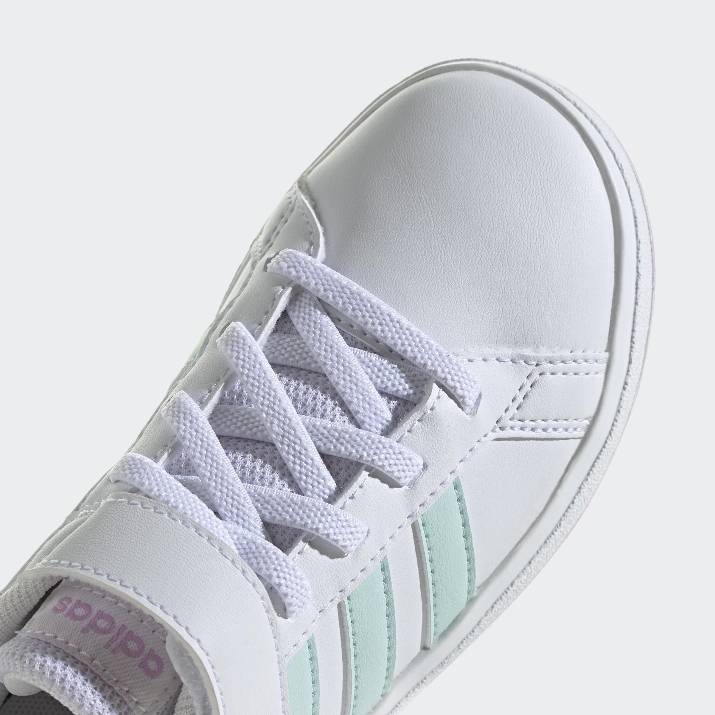 Kids Unisex Grand Court 2.0 Shoes, White, A901_ONE, large image number 6