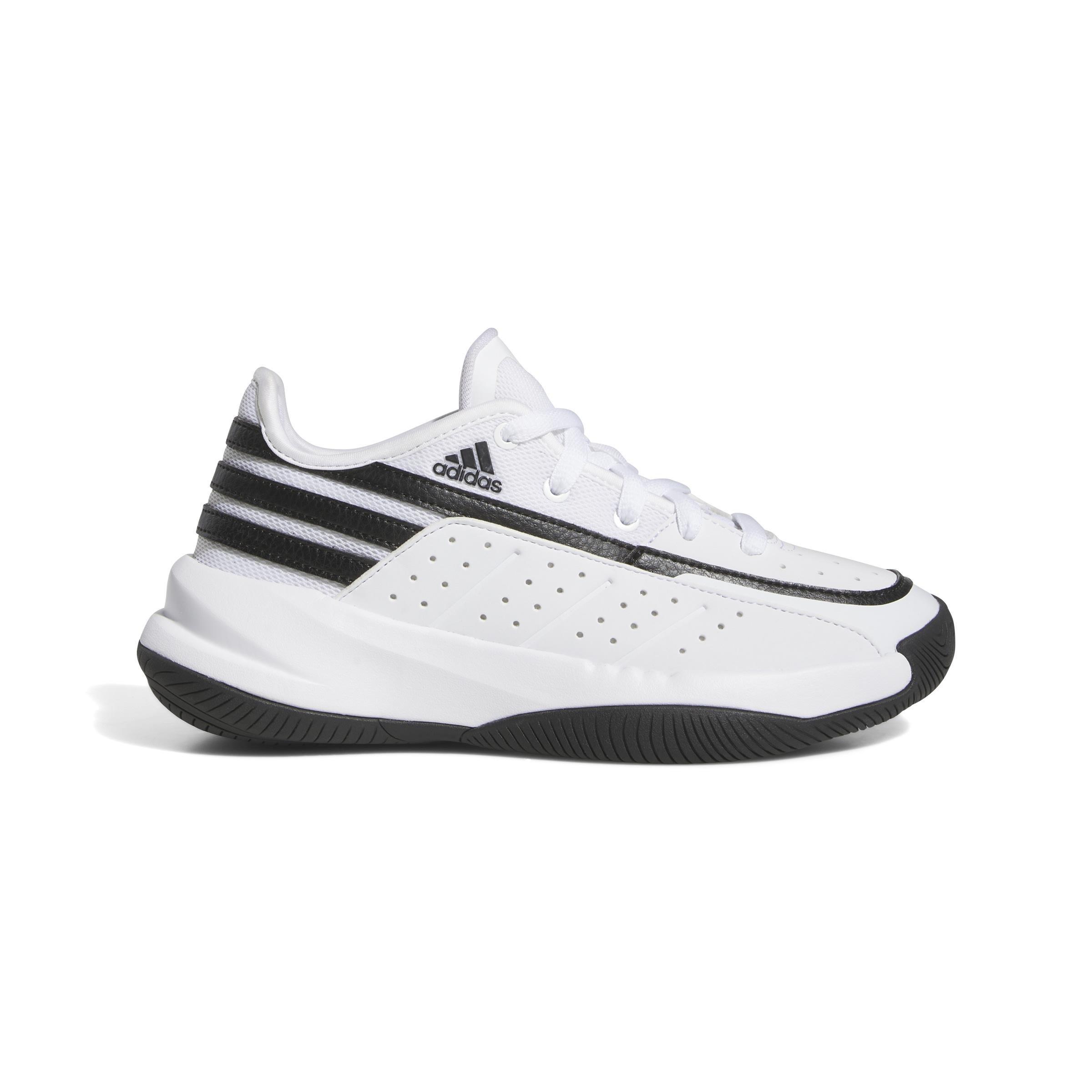 Unisex Kids Front Court Shoes, White, A901_ONE, large image number 0