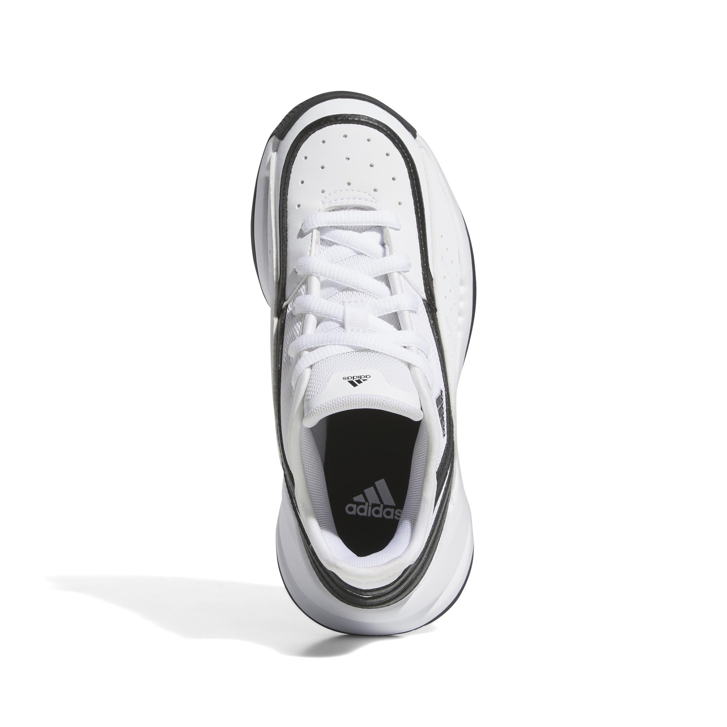 Unisex Kids Front Court Shoes, White, A901_ONE, large image number 1