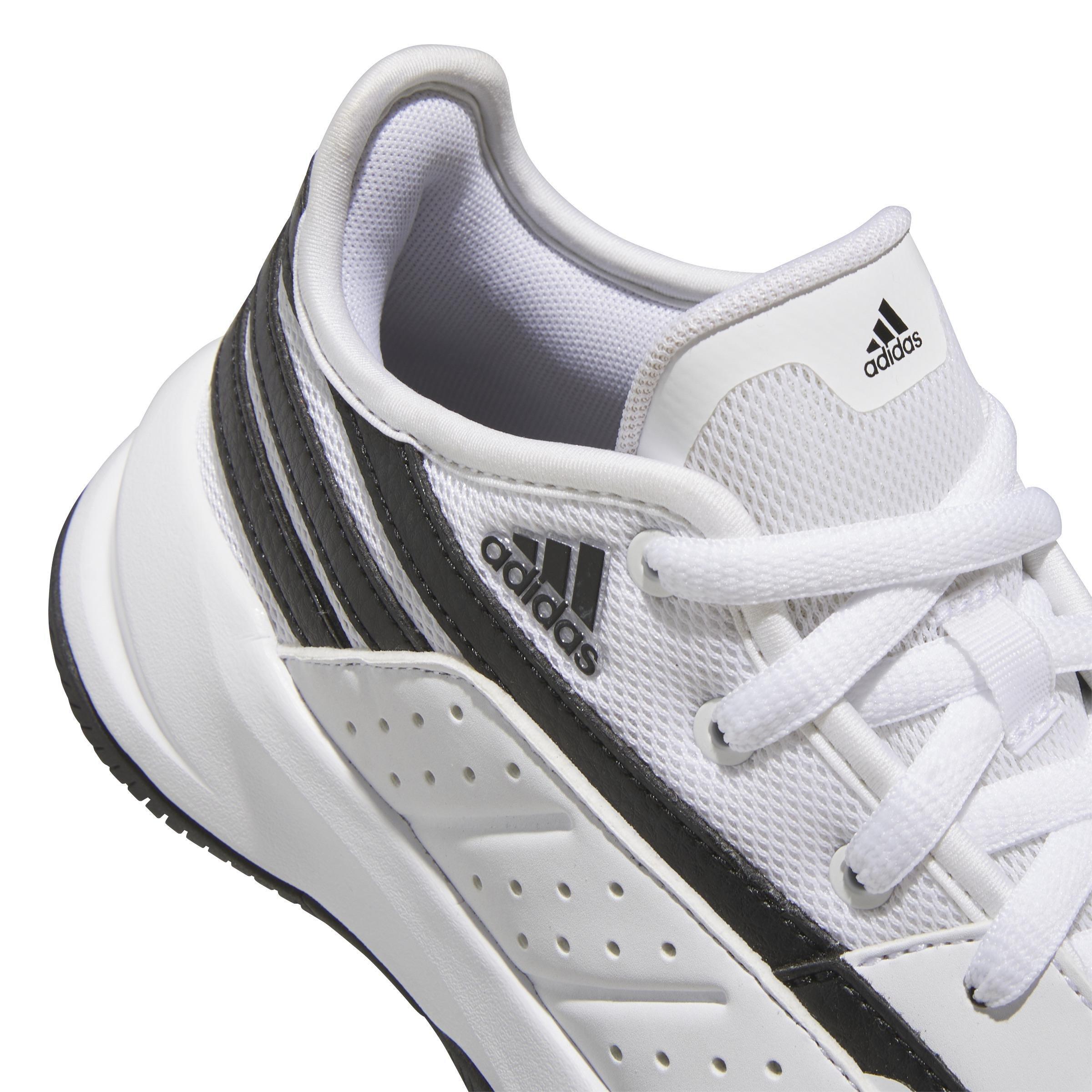 Unisex Kids Front Court Shoes, White, A901_ONE, large image number 4