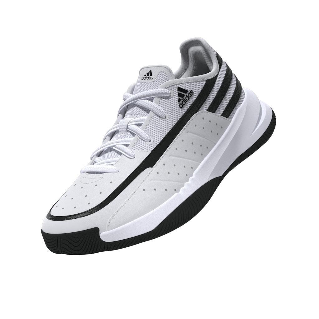 Unisex Kids Front Court Shoes, White, A901_ONE, large image number 7