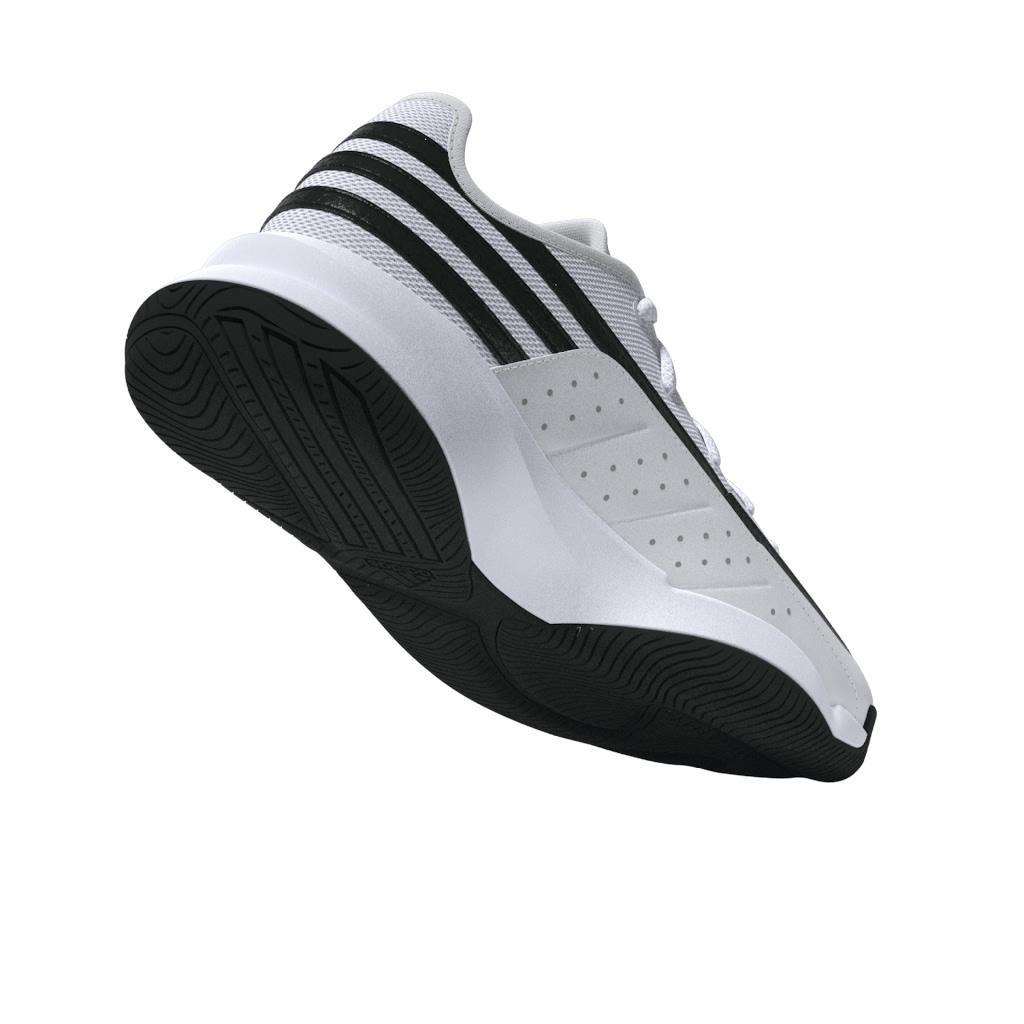 Unisex Kids Front Court Shoes, White, A901_ONE, large image number 9
