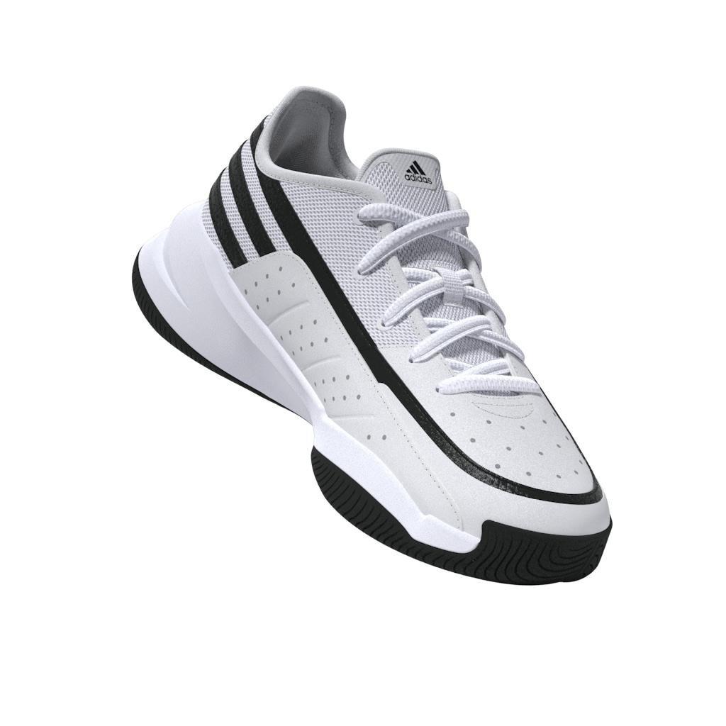 Unisex Kids Front Court Shoes, White, A901_ONE, large image number 11