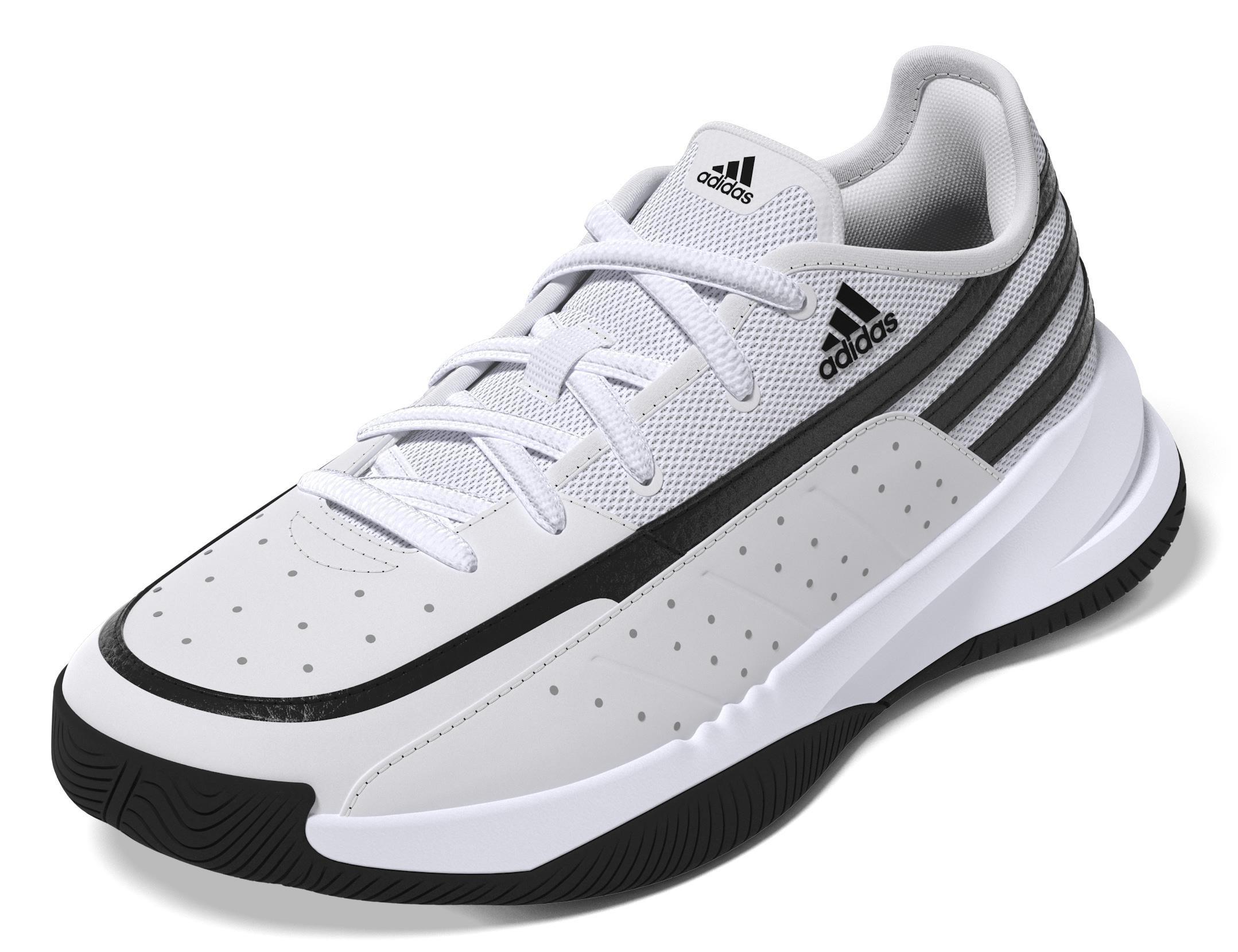 Unisex Kids Front Court Shoes, White, A901_ONE, large image number 13