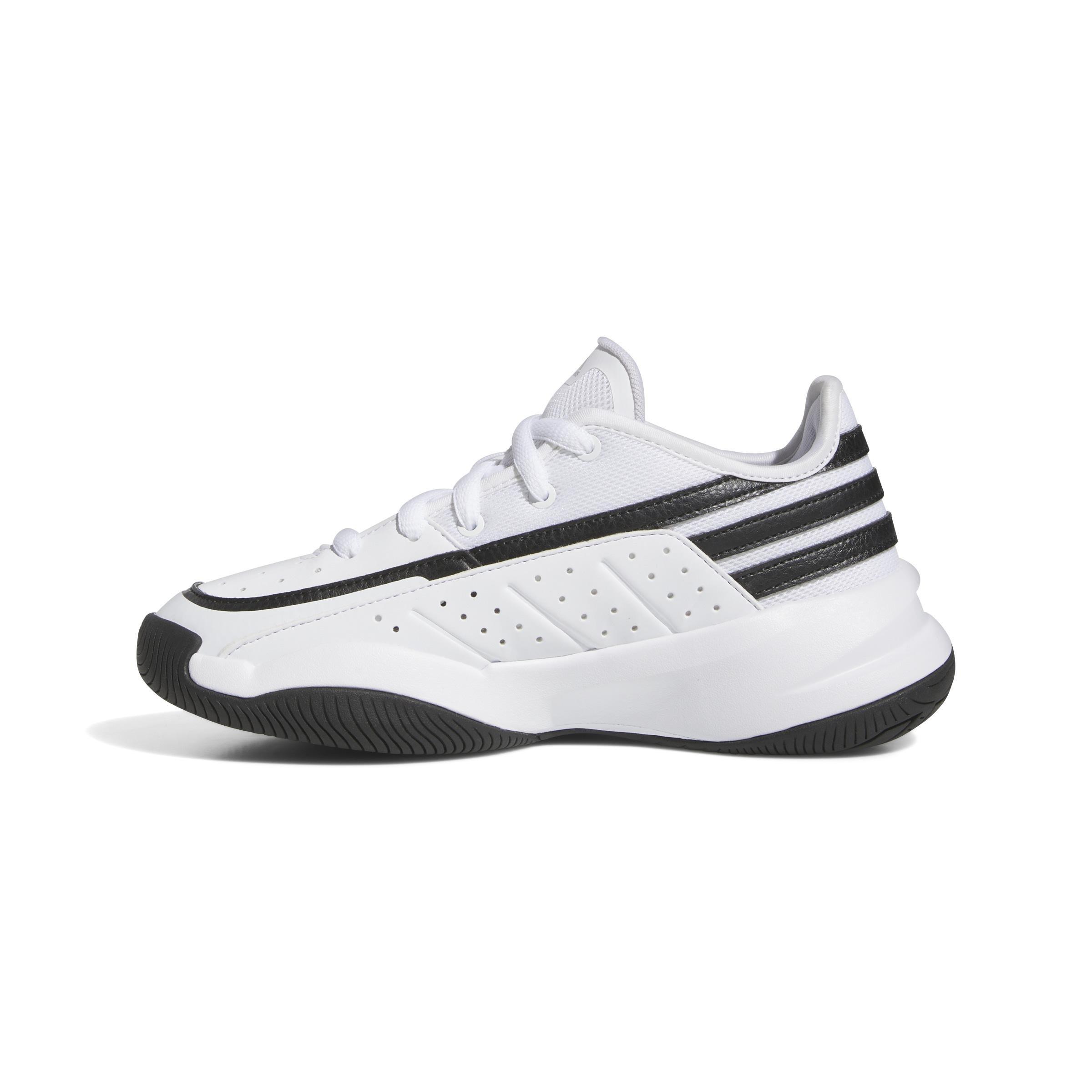Unisex Kids Front Court Shoes, White, A901_ONE, large image number 14