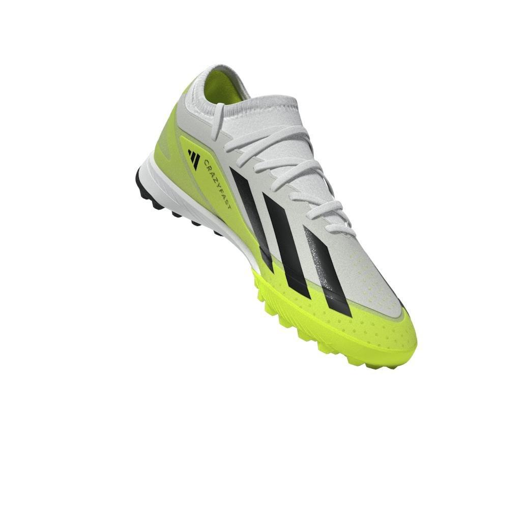 Unisex X Crazyfast.3 Turf Boots, White, , large image number 5