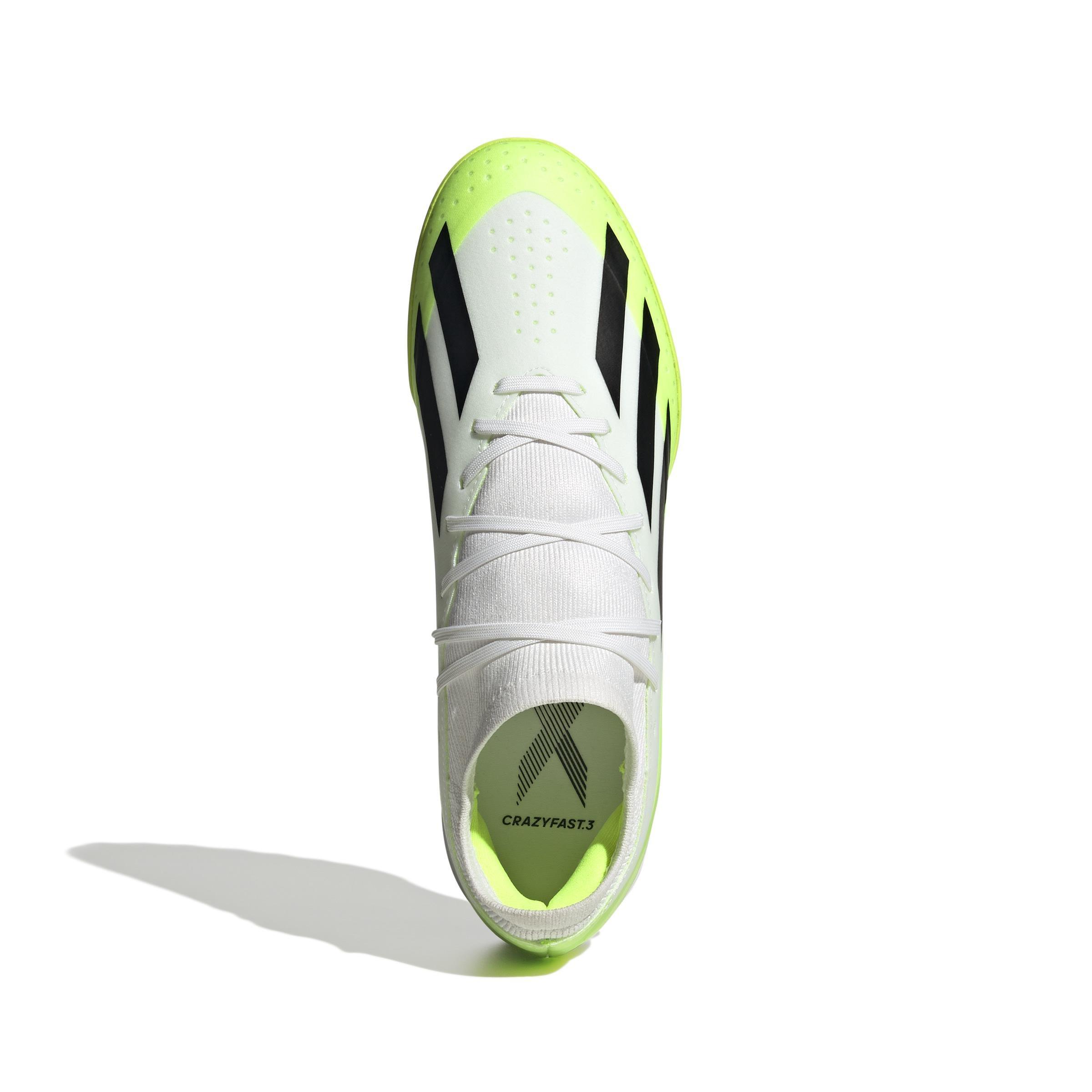 Unisex X Crazyfast.3 Turf Boots, White, , large image number 6