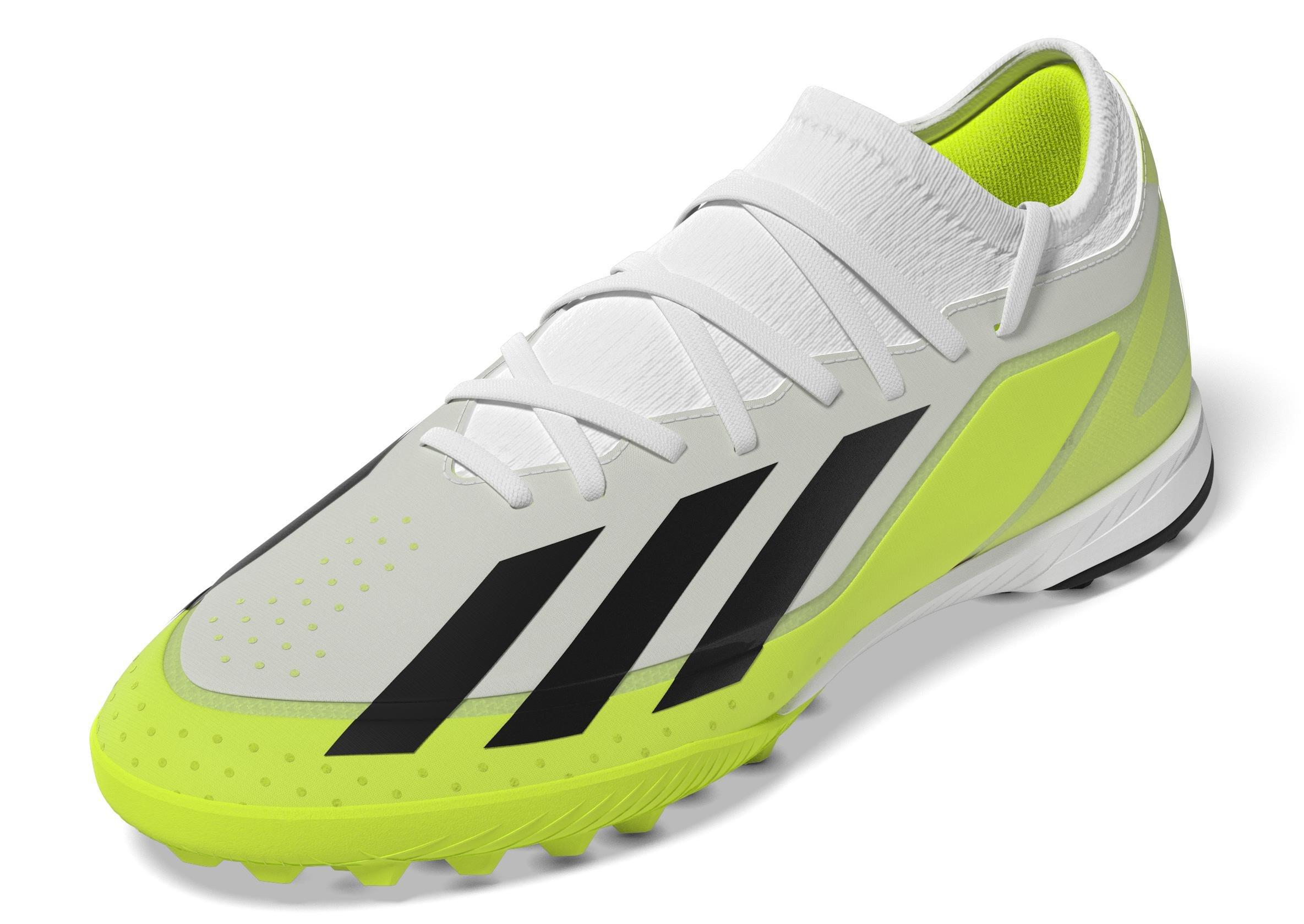 Unisex X Crazyfast.3 Turf Boots, White, , large image number 7