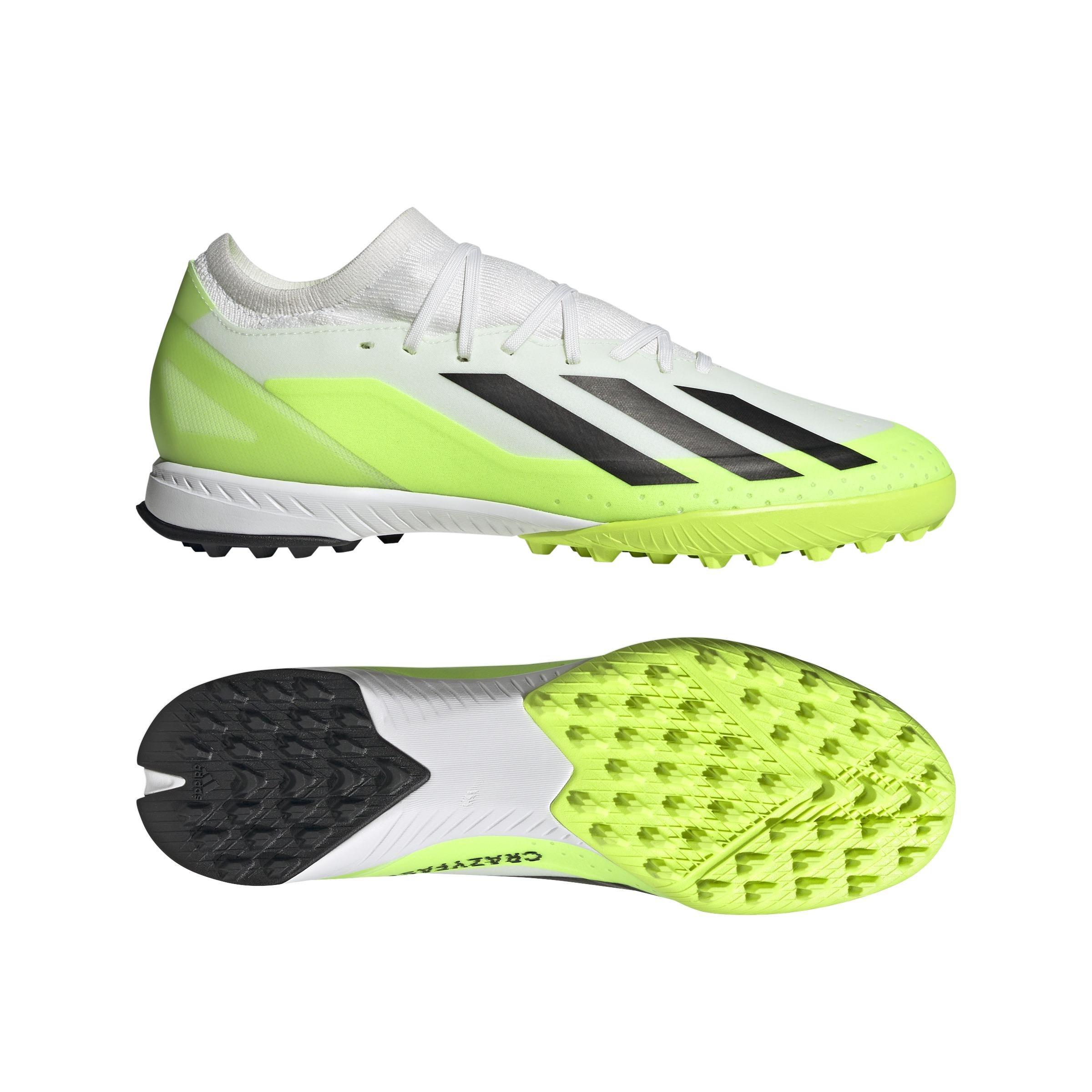 Unisex X Crazyfast.3 Turf Boots, White, , large image number 10