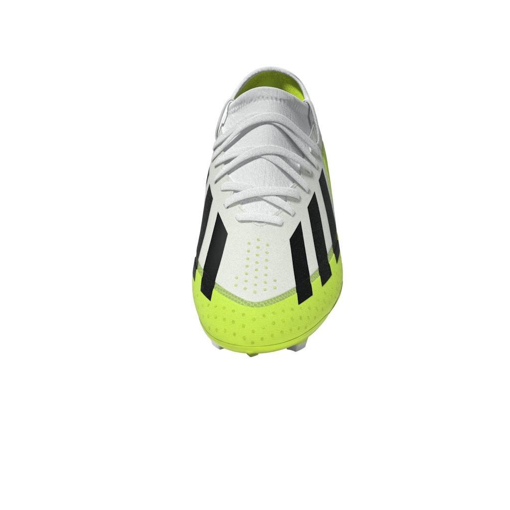 Unisex Kids X Crazyfast.3 Firm Ground Boots, White, , large image number 6