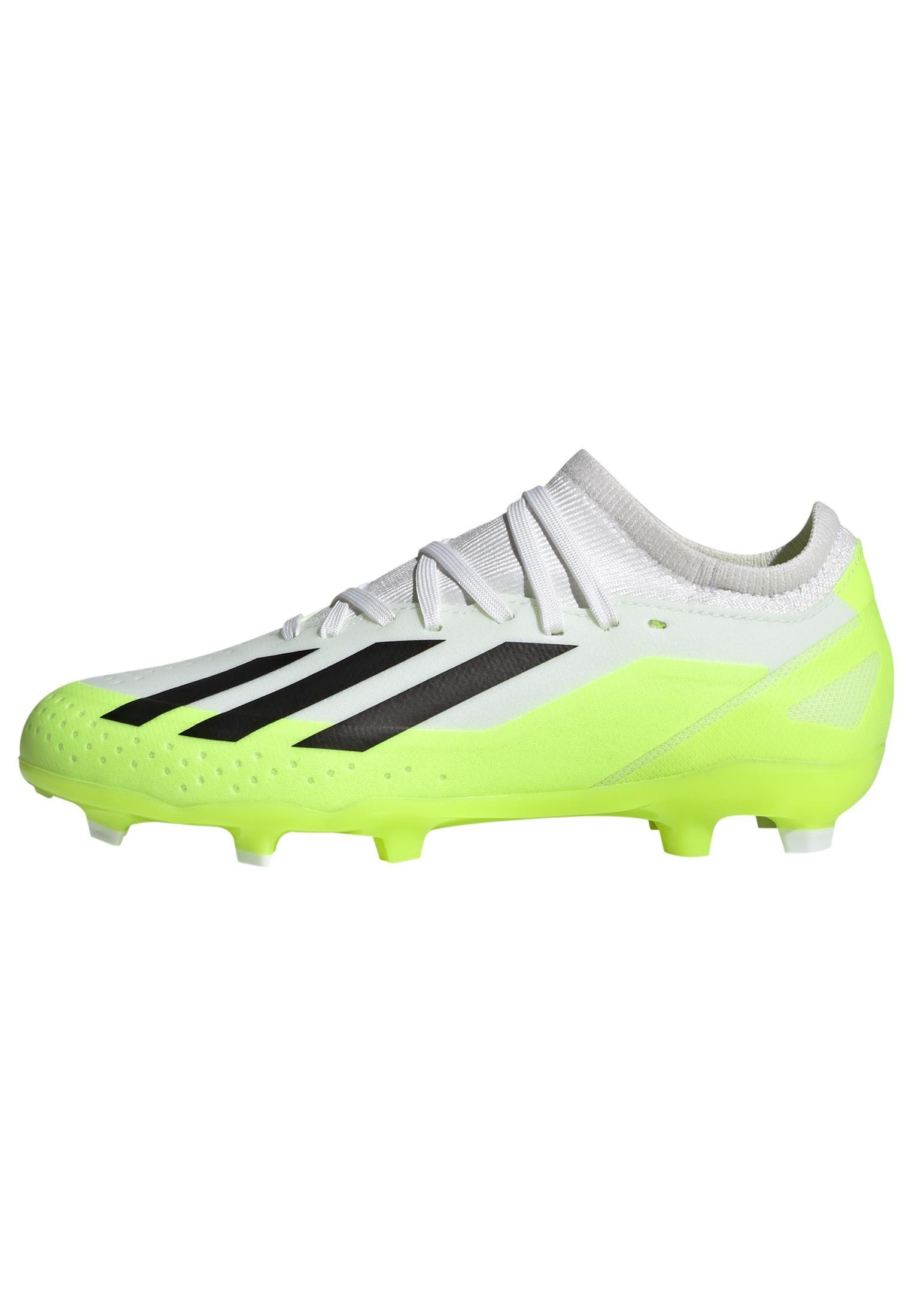 Unisex Kids X Crazyfast.3 Firm Ground Boots, White, , large image number 11