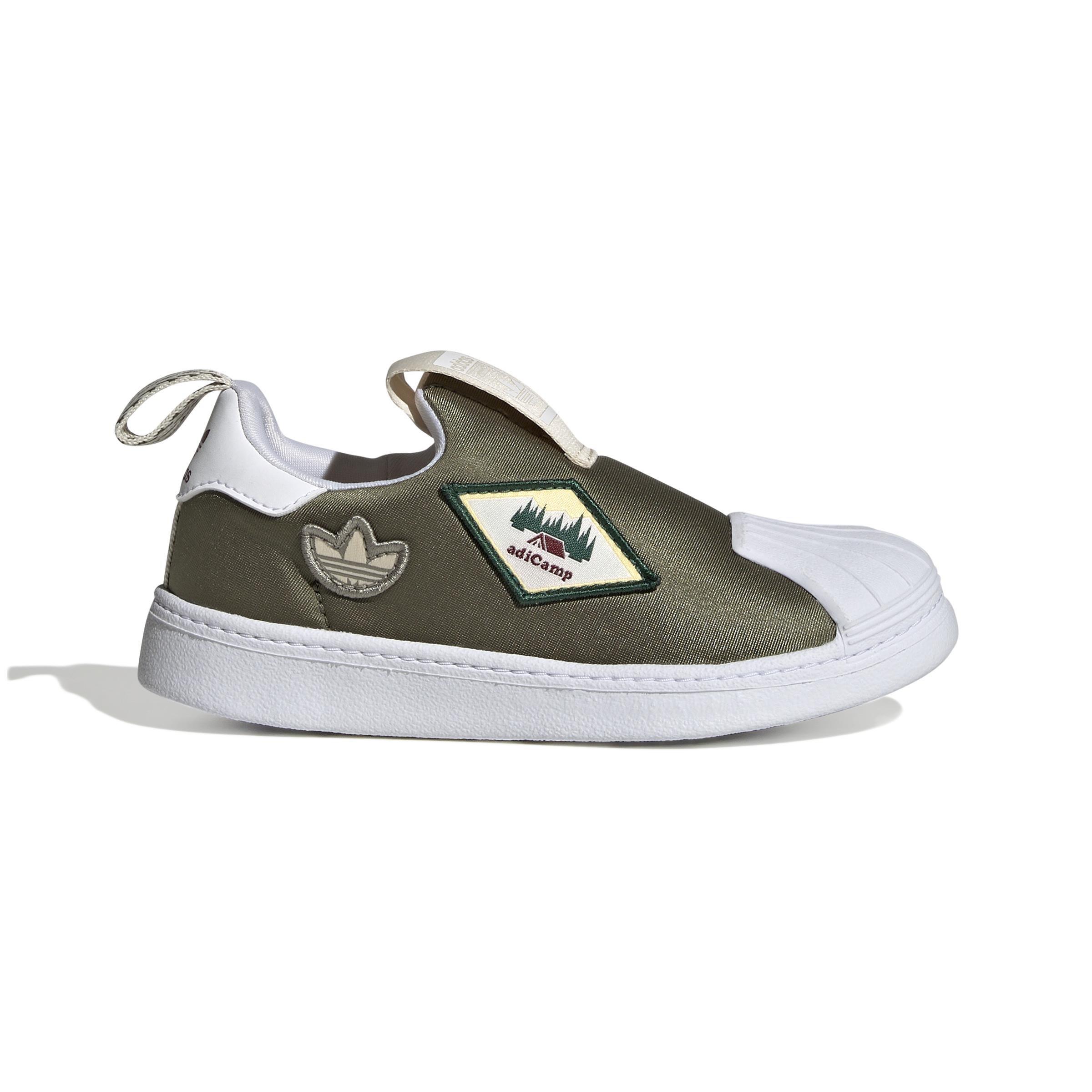 Unisex Kids Superstar 360 Shoes, Green, A901_ONE, large image number 0