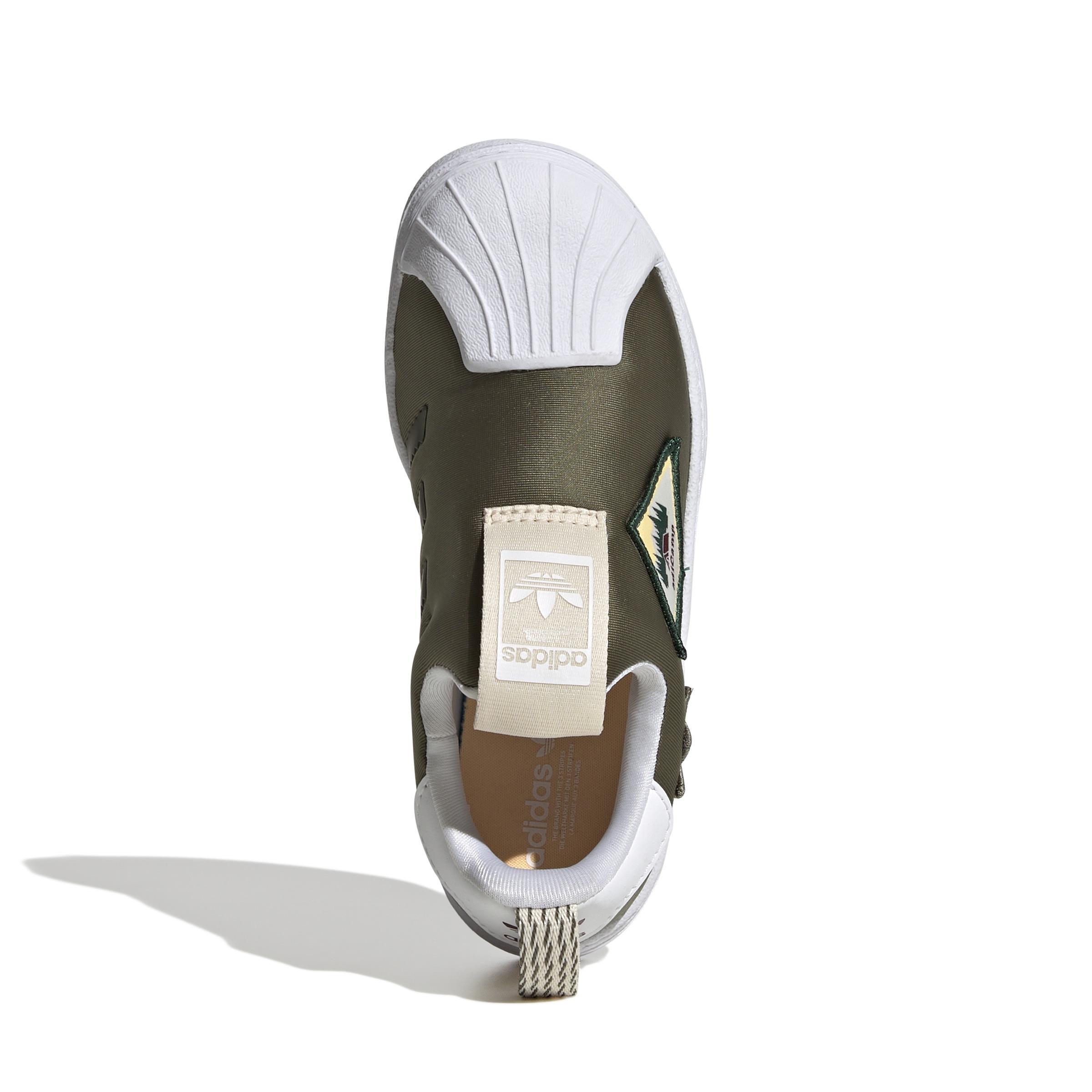 Unisex Kids Superstar 360 Shoes, Green, A901_ONE, large image number 1