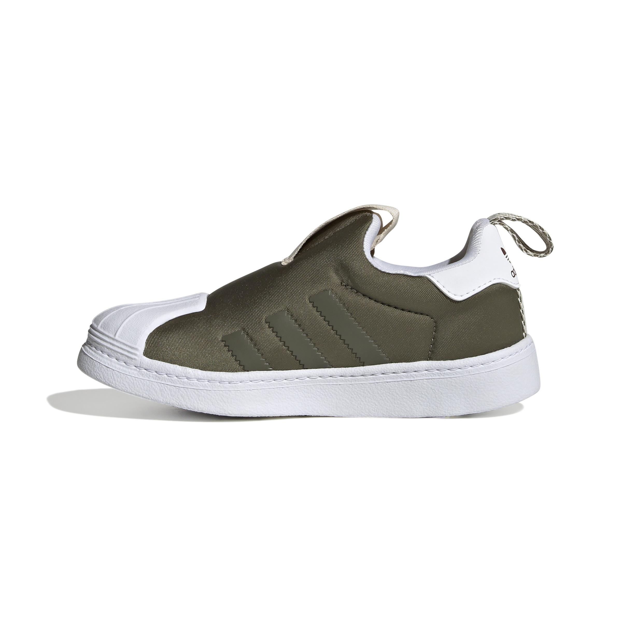 Unisex Kids Superstar 360 Shoes, Green, A901_ONE, large image number 8