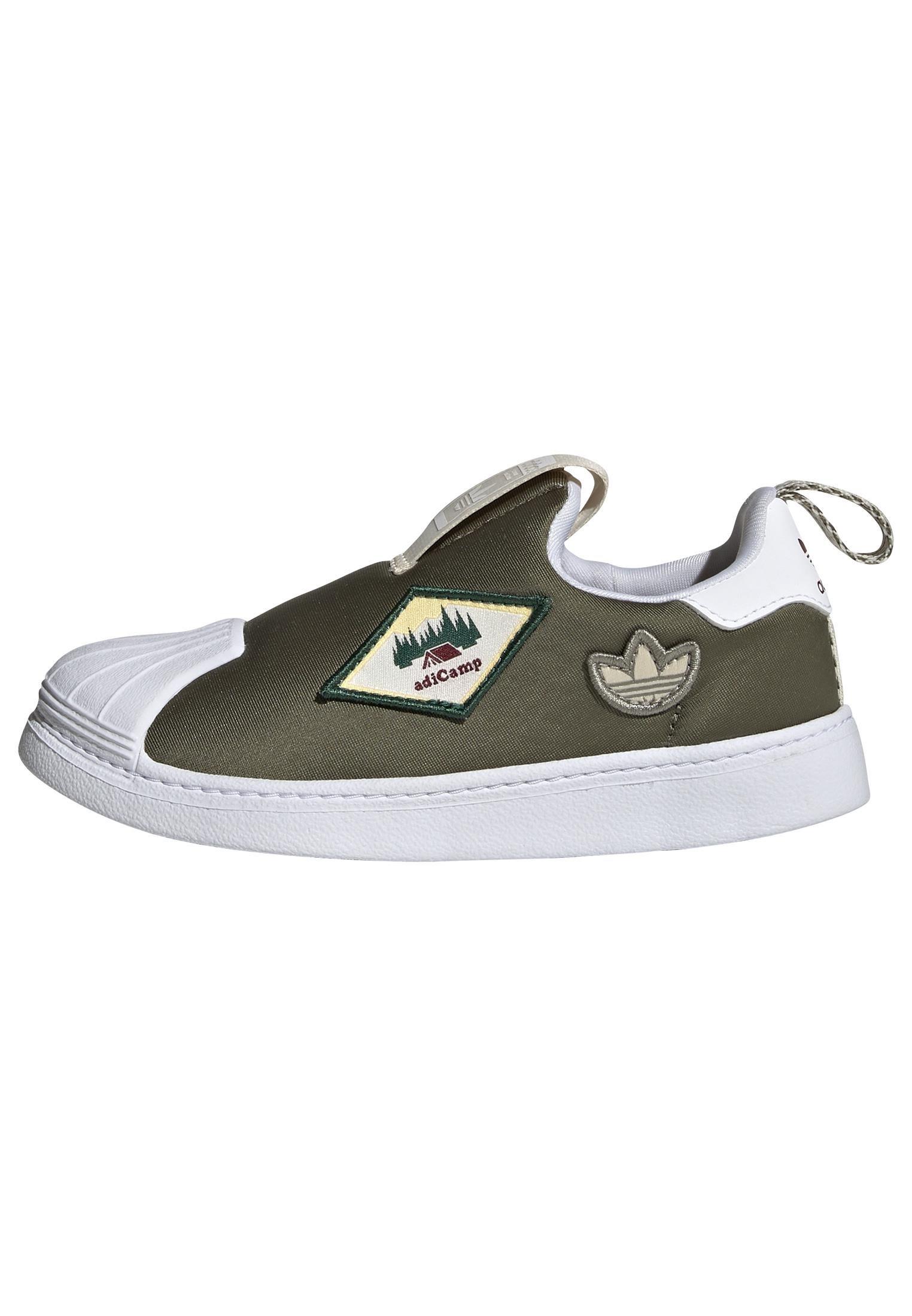 Unisex Kids Superstar 360 Shoes, Green, A901_ONE, large image number 9