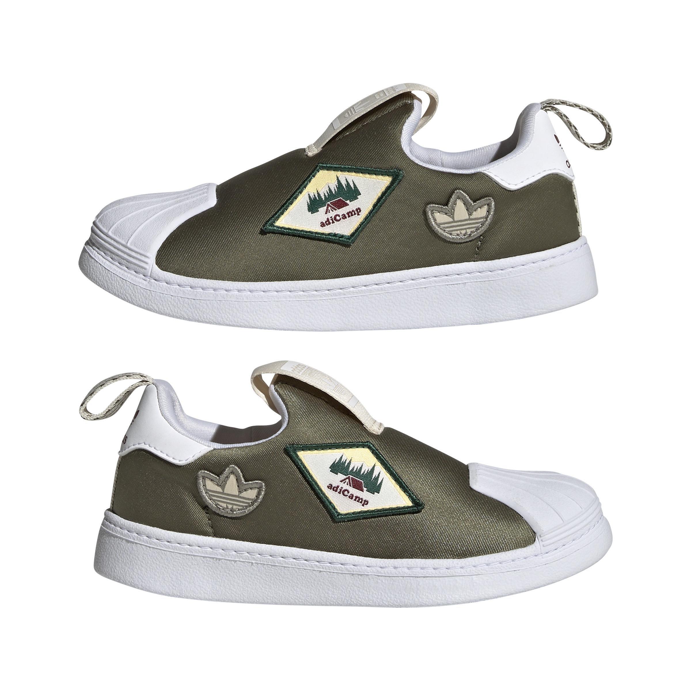 Unisex Kids Superstar 360 Shoes, Green, A901_ONE, large image number 11