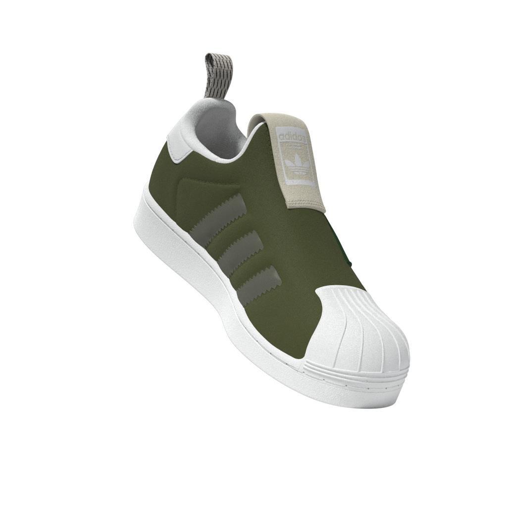 Unisex Kids Superstar 360 Shoes, Green, A901_ONE, large image number 12