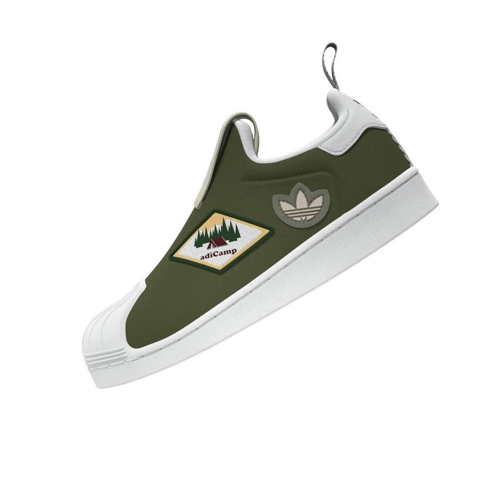 Unisex Kids Superstar 360 Shoes, Green, A901_ONE, large image number 13