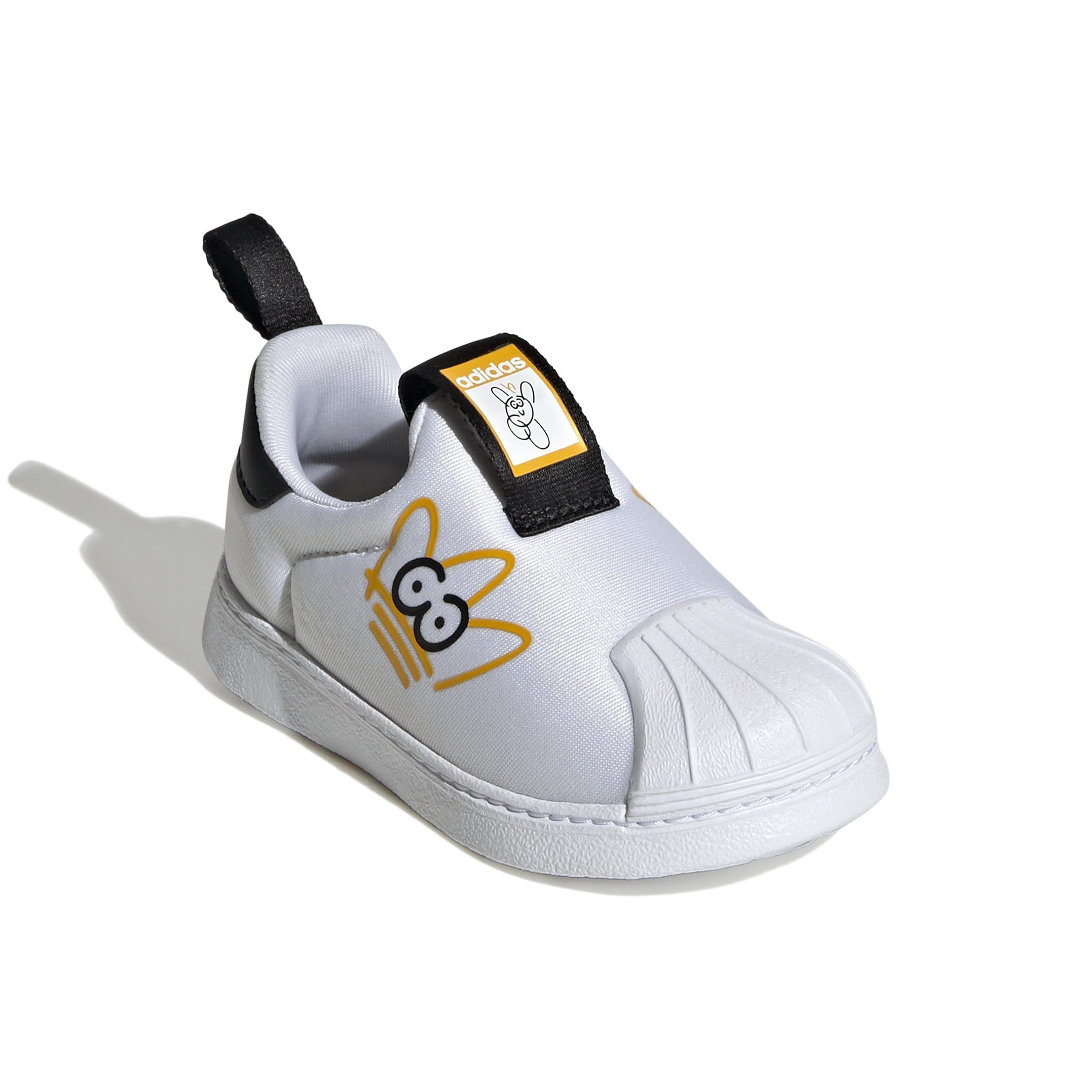 Unisex Kids Originals X James Jarvis 360 Shoes , White, A901_ONE, large image number 2