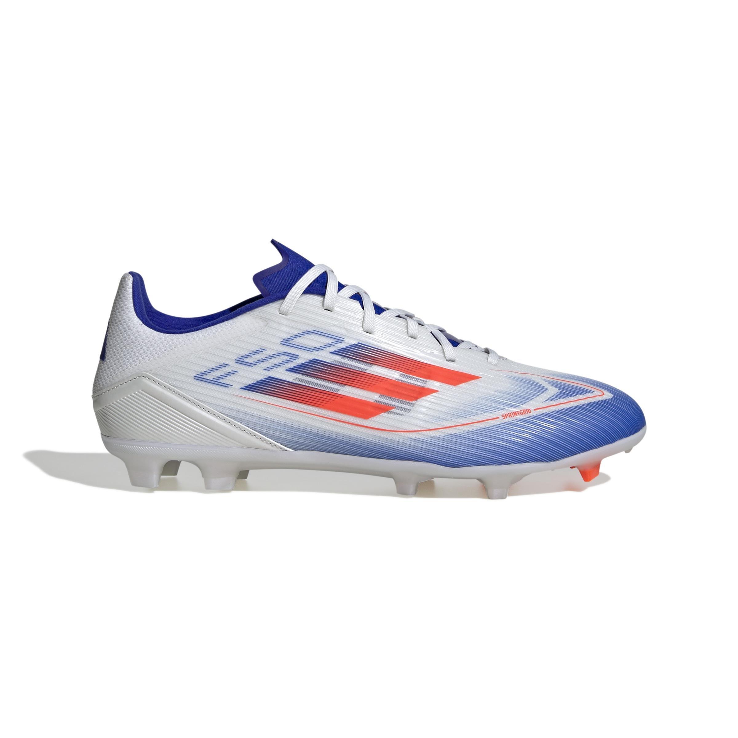Unisex F50 League Firm/Multi-Ground Boots, White, A901_ONE, large image number 0