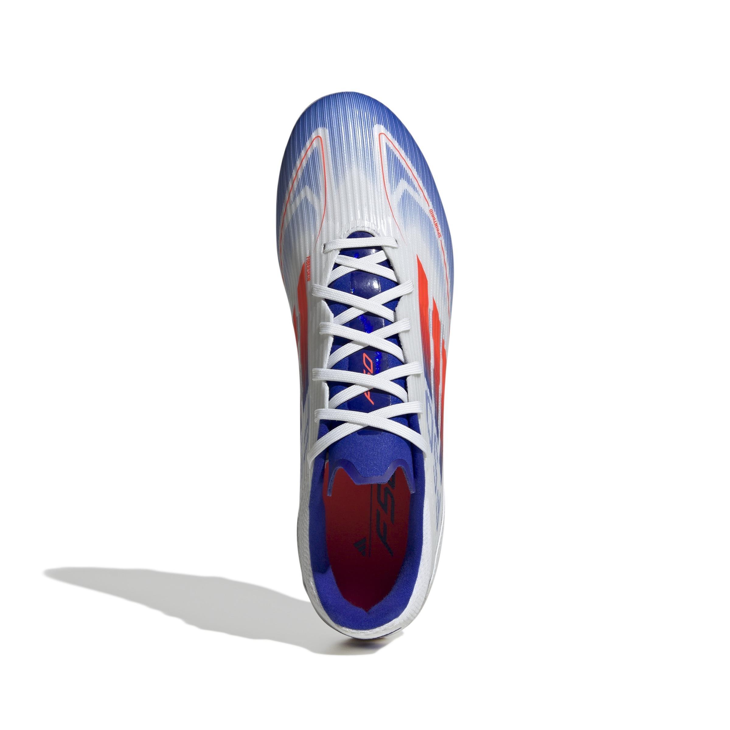 Unisex F50 League Firm/Multi-Ground Boots, White, A901_ONE, large image number 1