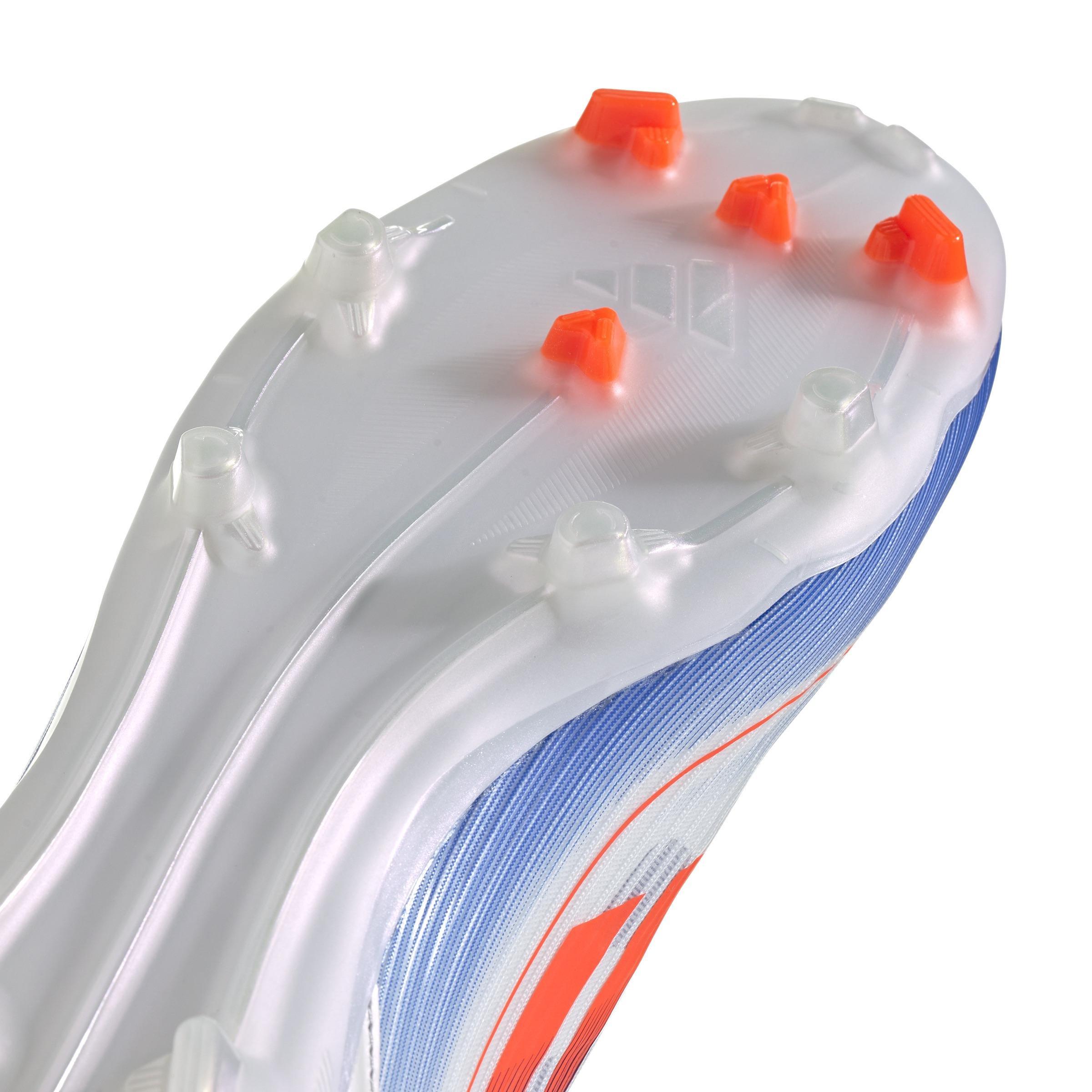 Unisex F50 League Firm/Multi-Ground Boots, White, A901_ONE, large image number 4