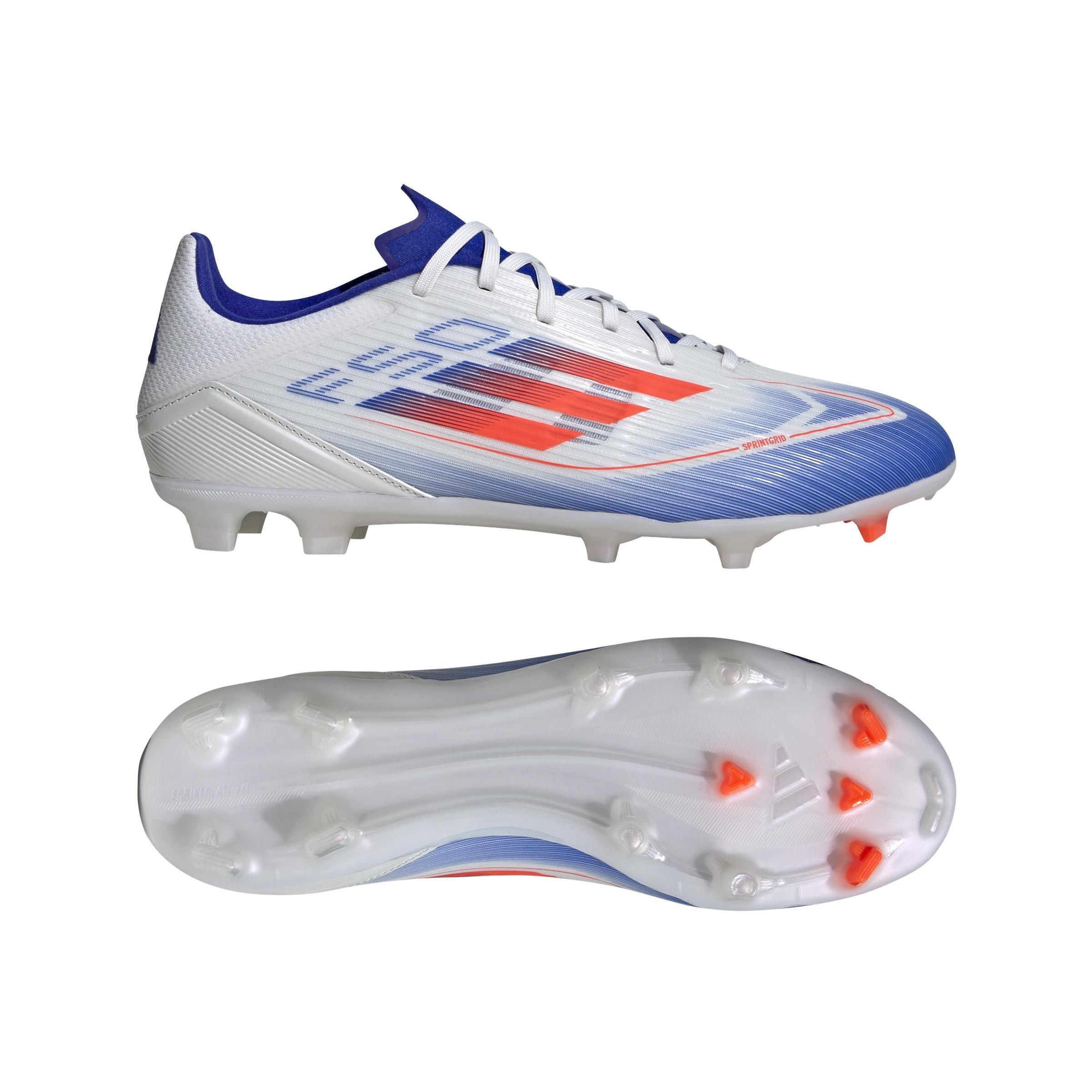 Unisex F50 League Firm/Multi-Ground Boots, White, A901_ONE, large image number 6