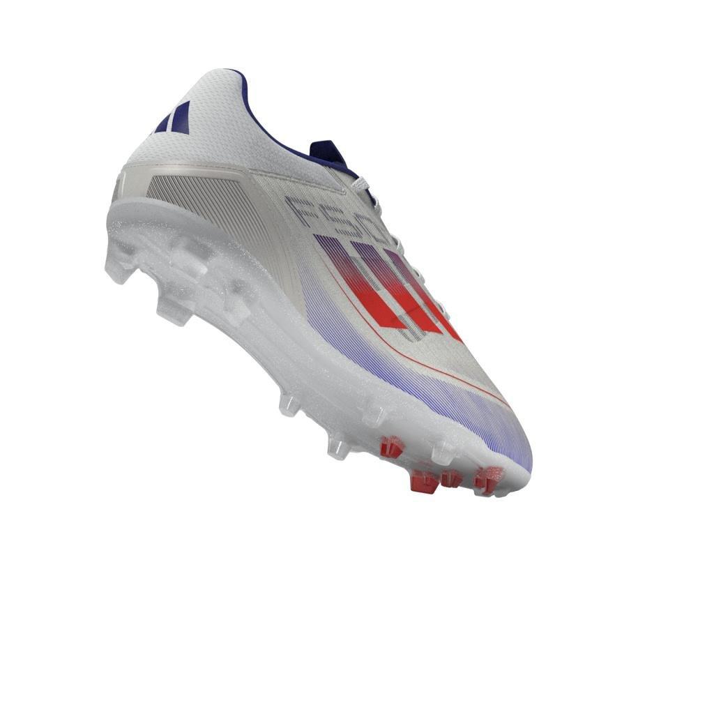Unisex F50 League Firm/Multi-Ground Boots, White, A901_ONE, large image number 8