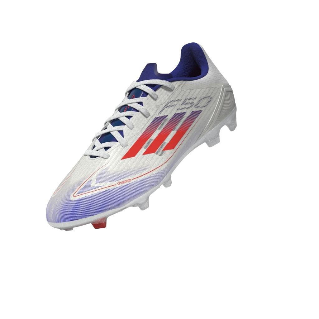 Unisex F50 League Firm/Multi-Ground Boots, White, A901_ONE, large image number 9