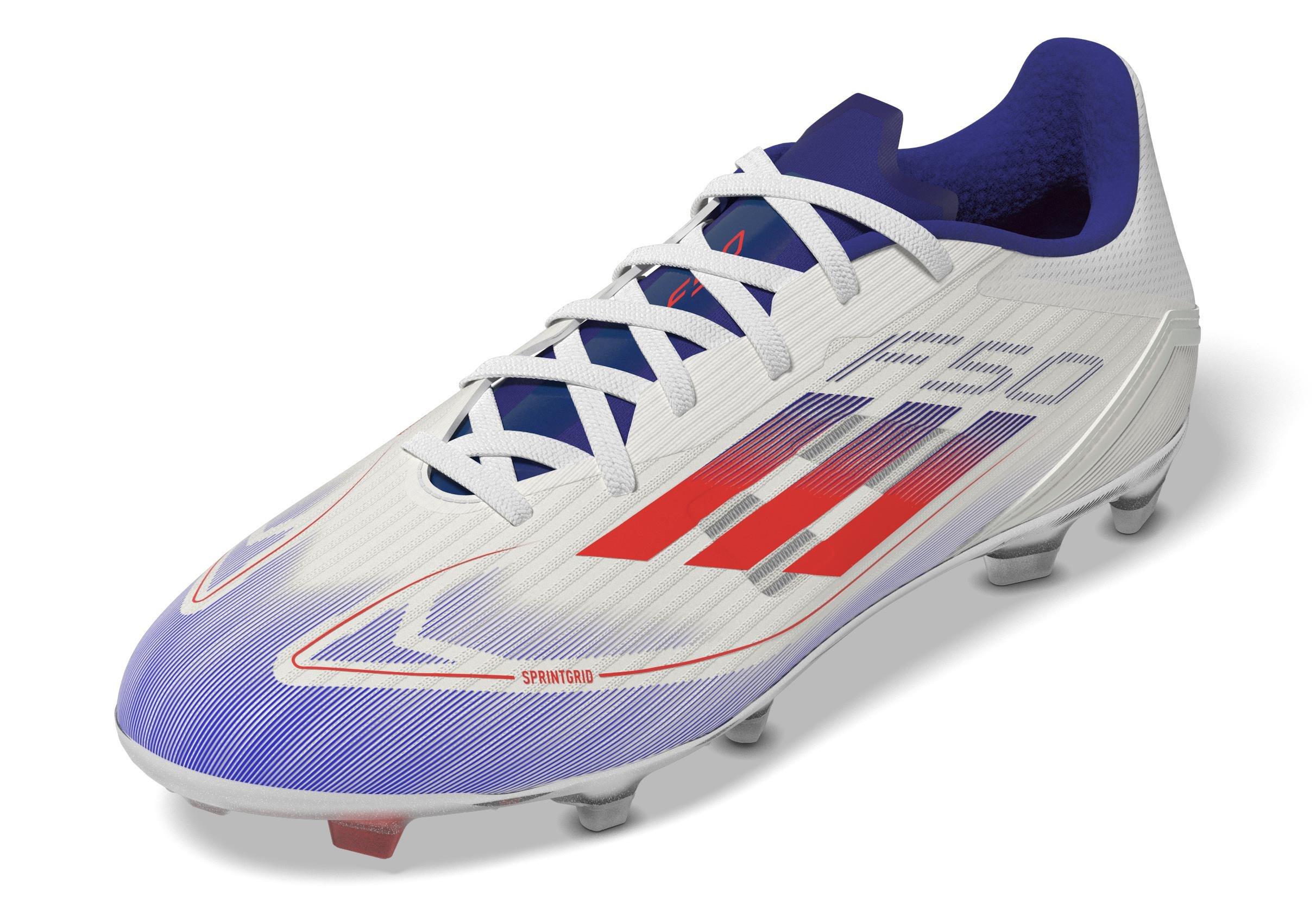 Unisex F50 League Firm/Multi-Ground Boots, White, A901_ONE, large image number 12