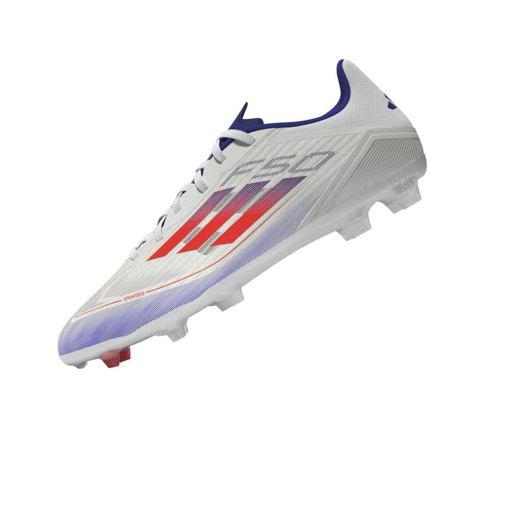 Unisex F50 League Firm/Multi-Ground Boots, White, A901_ONE, large image number 13