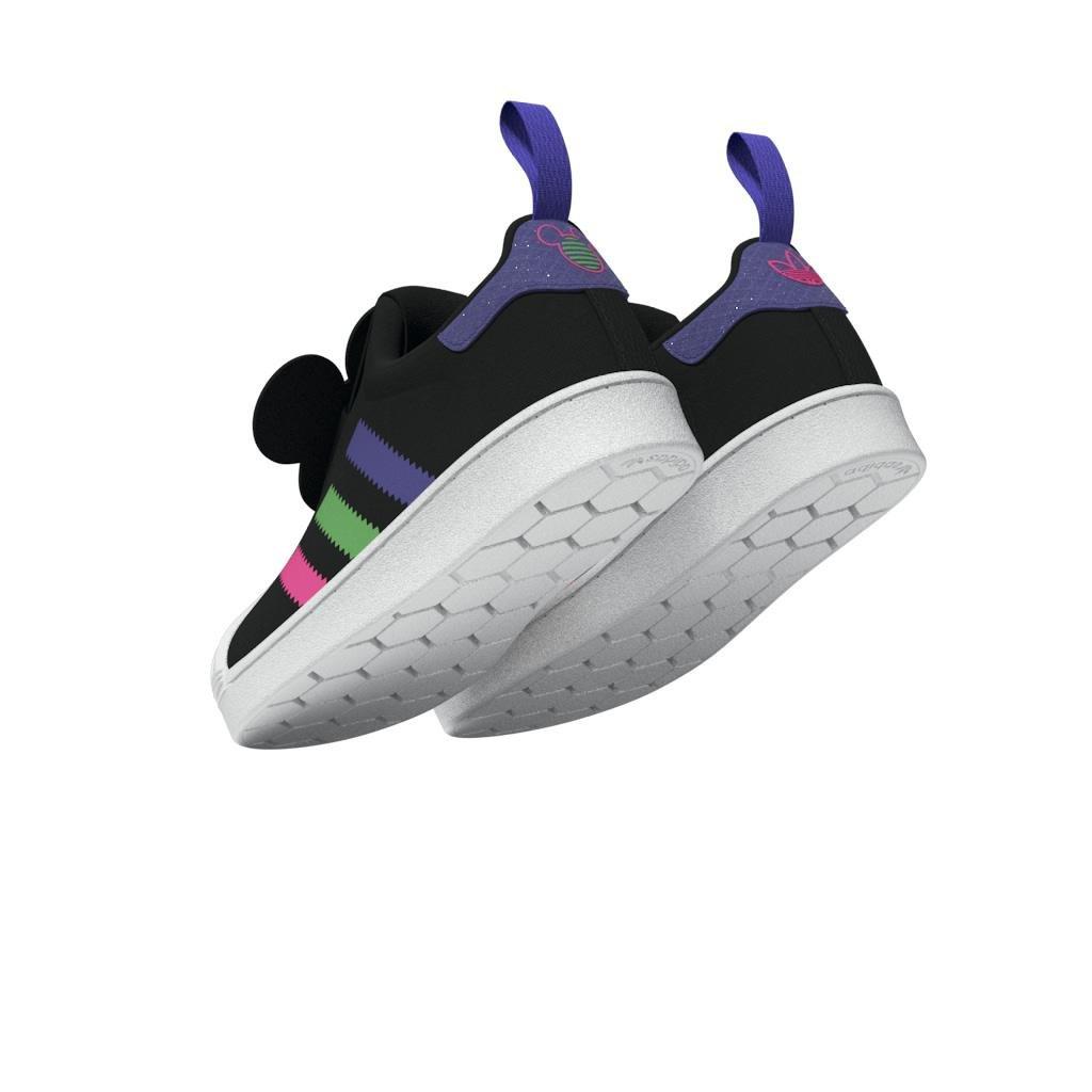 Unisex Kids Originals X Disney Mickey Superstar 360 Shoes, Black, A901_ONE, large image number 7