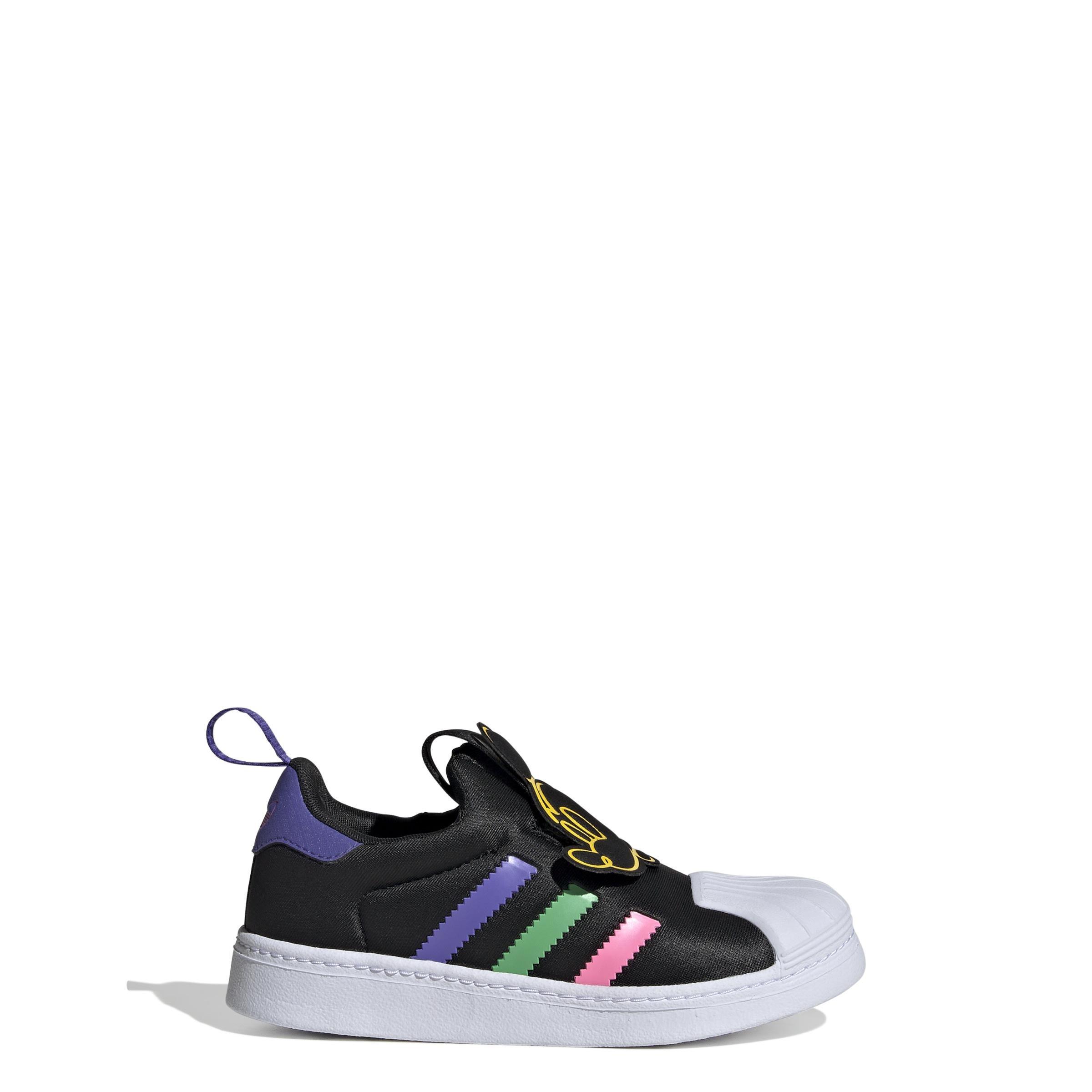 Unisex Kids Originals X Disney Mickey Superstar 360 Shoes, Black, A901_ONE, large image number 12