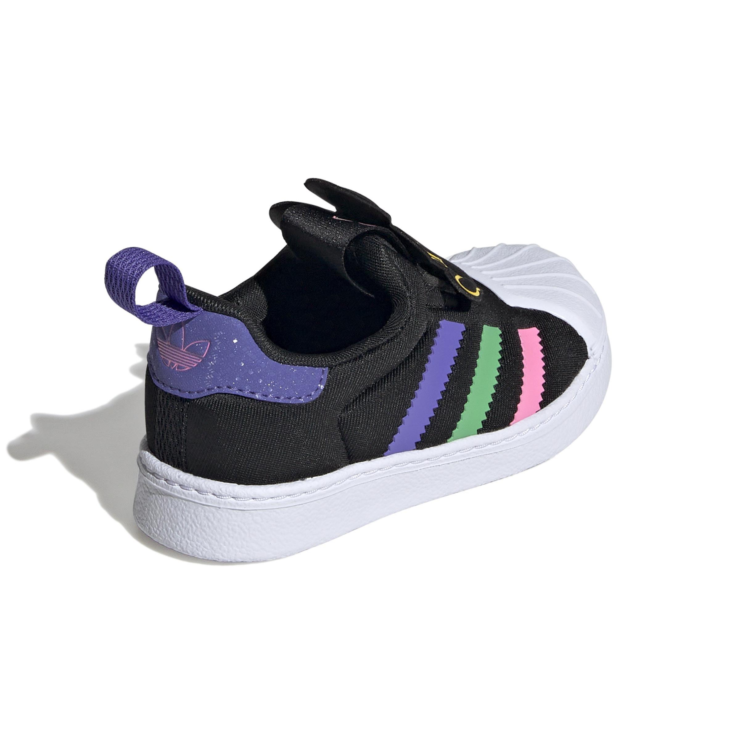 Unisex Kids Originals X Disney Mickey Superstar 360 Shoes, Black, A901_ONE, large image number 3