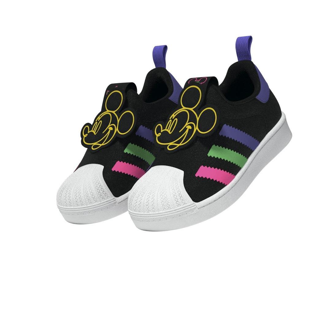 Unisex Kids Originals X Disney Mickey Superstar 360 Shoes, Black, A901_ONE, large image number 7