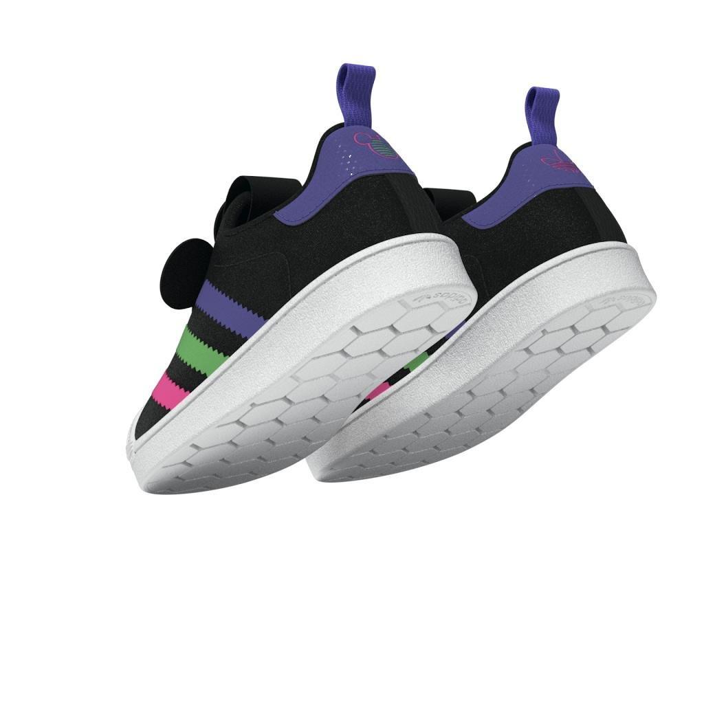 Unisex Kids Originals X Disney Mickey Superstar 360 Shoes, Black, A901_ONE, large image number 12