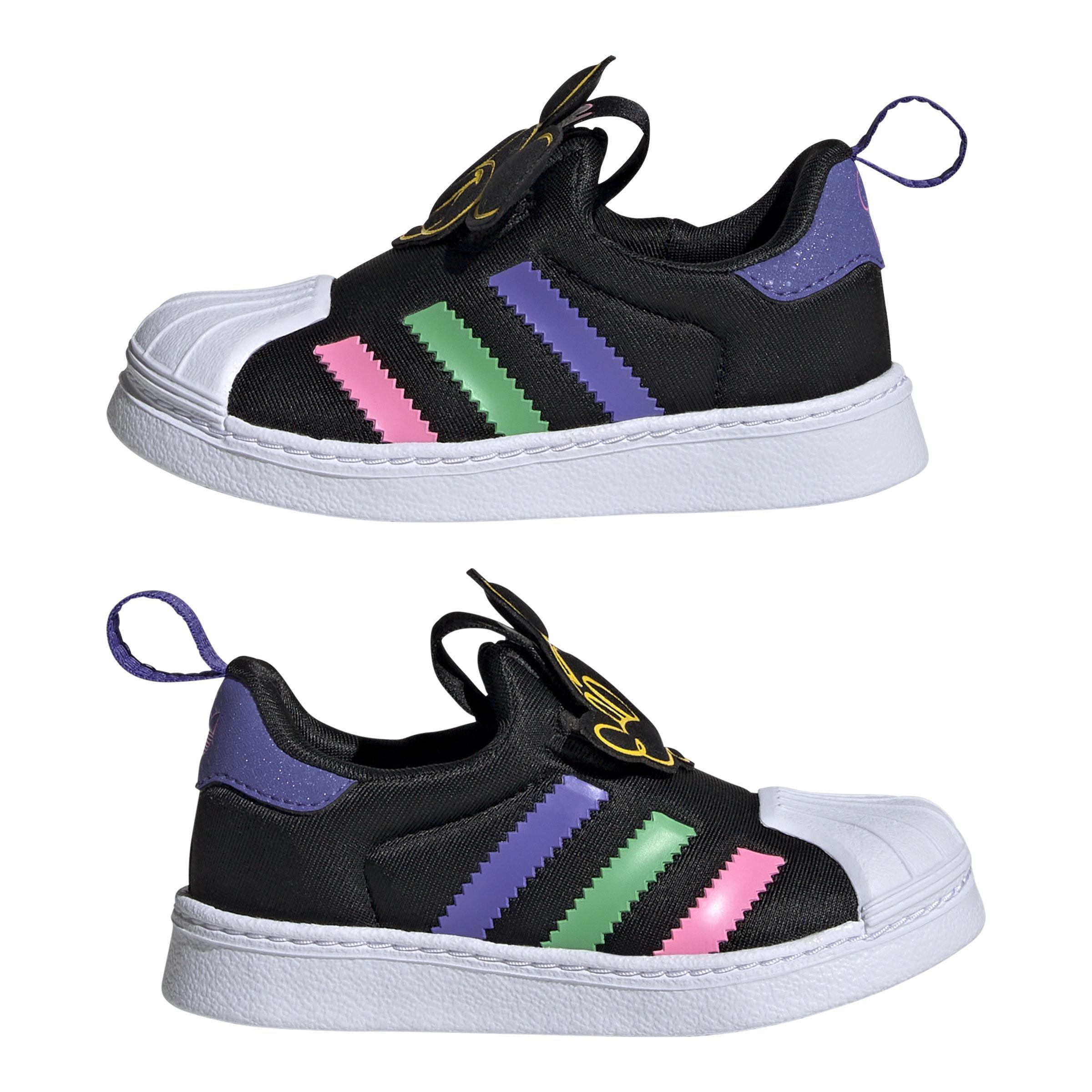 Unisex Kids Originals X Disney Mickey Superstar 360 Shoes, Black, A901_ONE, large image number 13