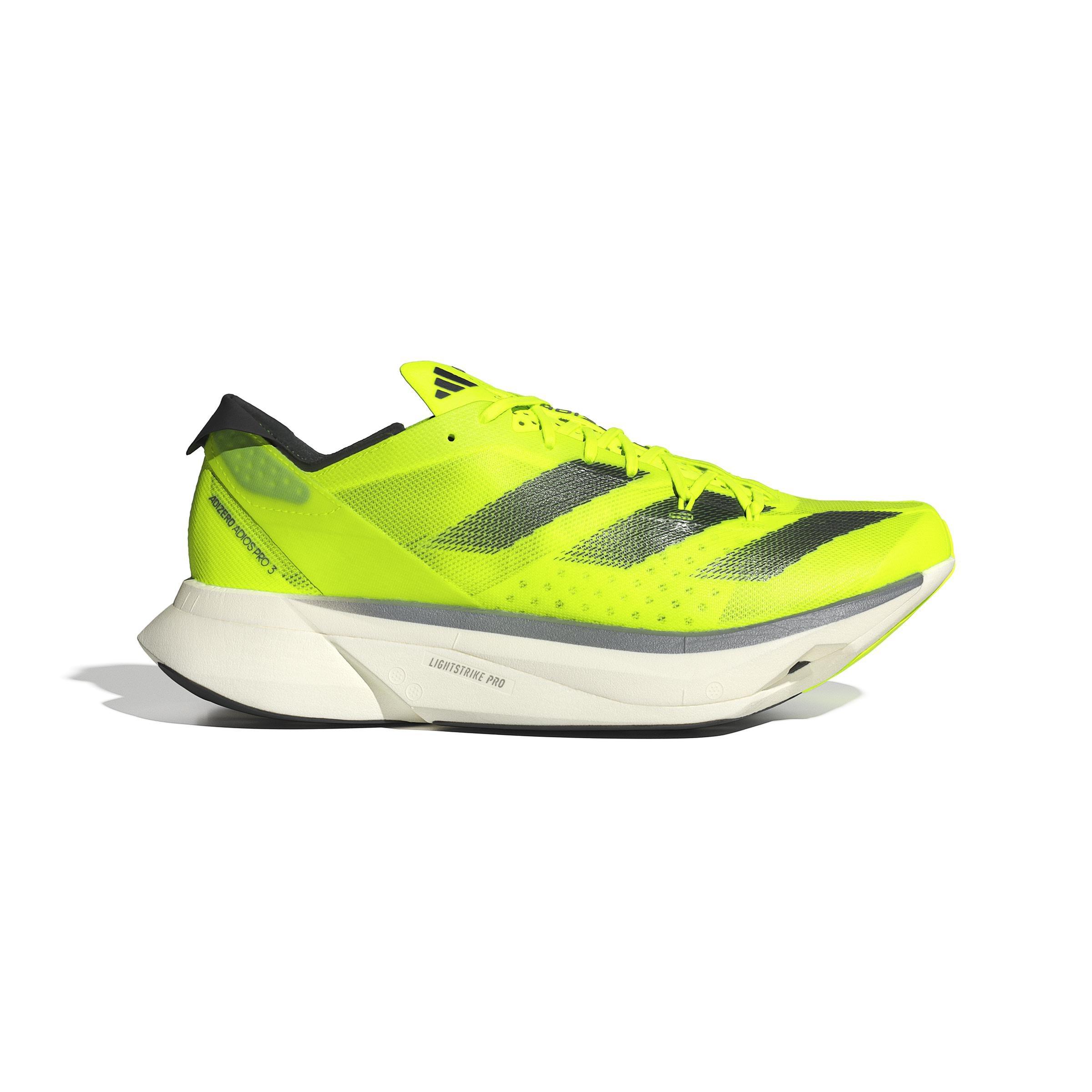 Unisex ADIZERO ADIOS PRO 3 Shoes, Green, A901_ONE, large image number 0