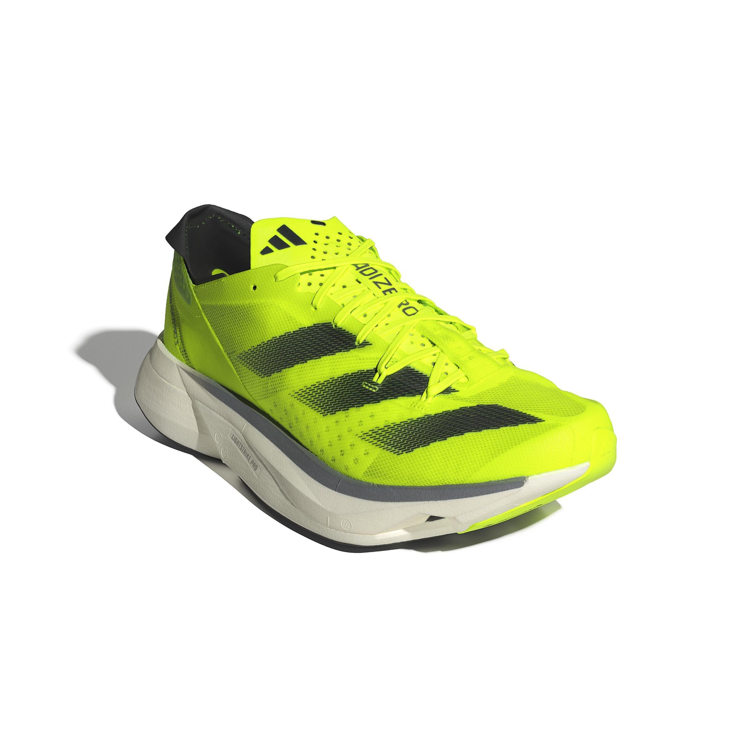 Unisex ADIZERO ADIOS PRO 3 Shoes, Green, A901_ONE, large image number 2