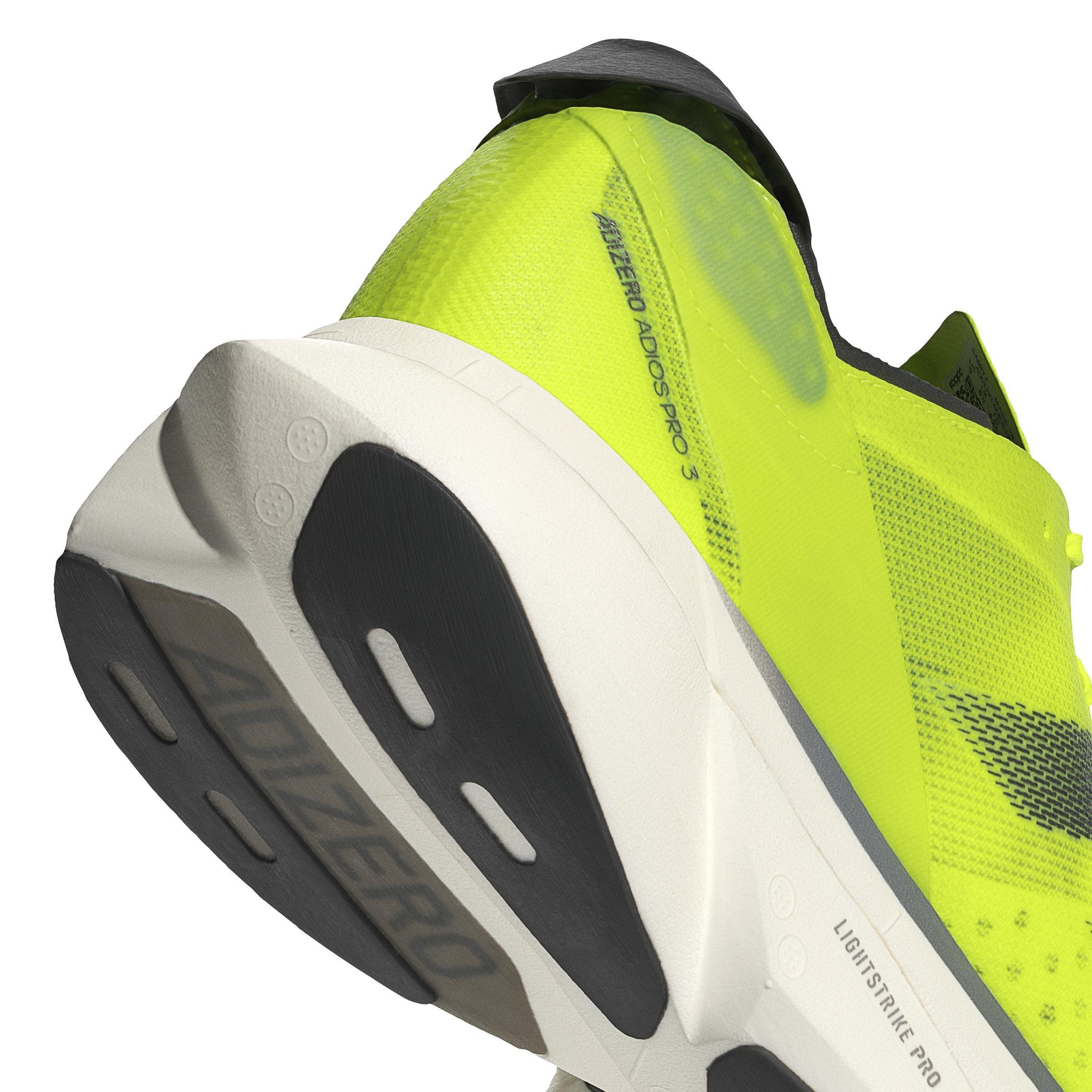 Unisex ADIZERO ADIOS PRO 3 Shoes, Green, A901_ONE, large image number 4