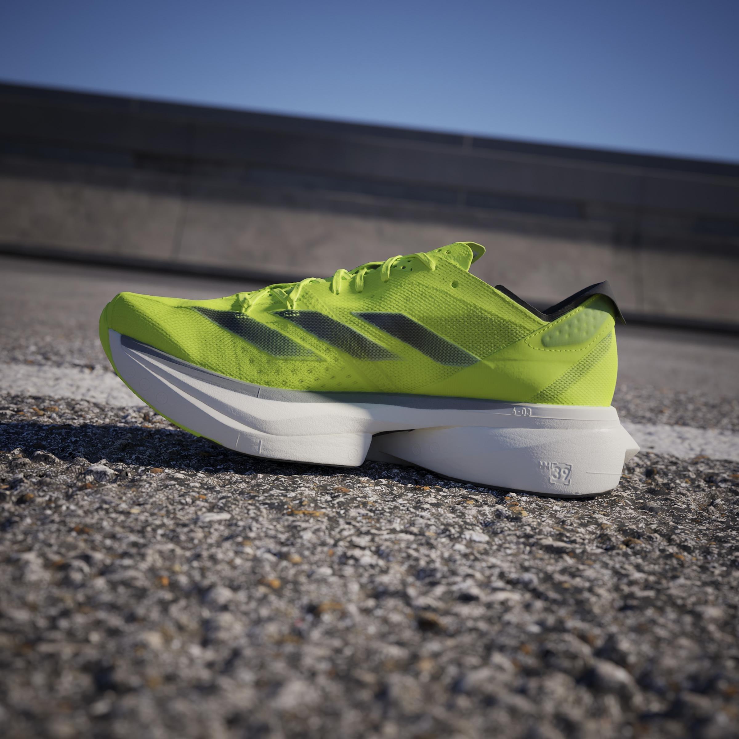 Unisex ADIZERO ADIOS PRO 3 Shoes, Green, A901_ONE, large image number 7