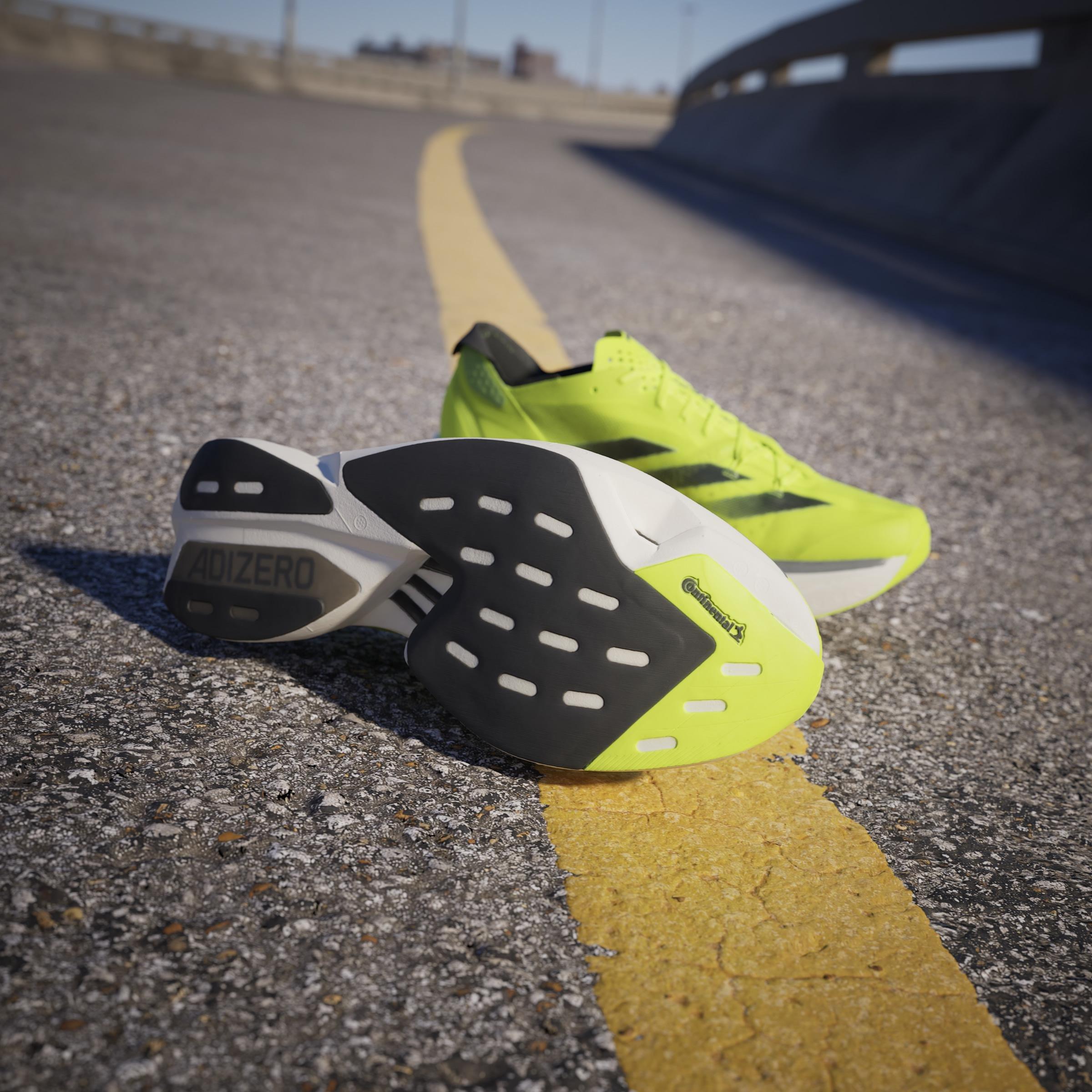 Unisex ADIZERO ADIOS PRO 3 Shoes, Green, A901_ONE, large image number 9