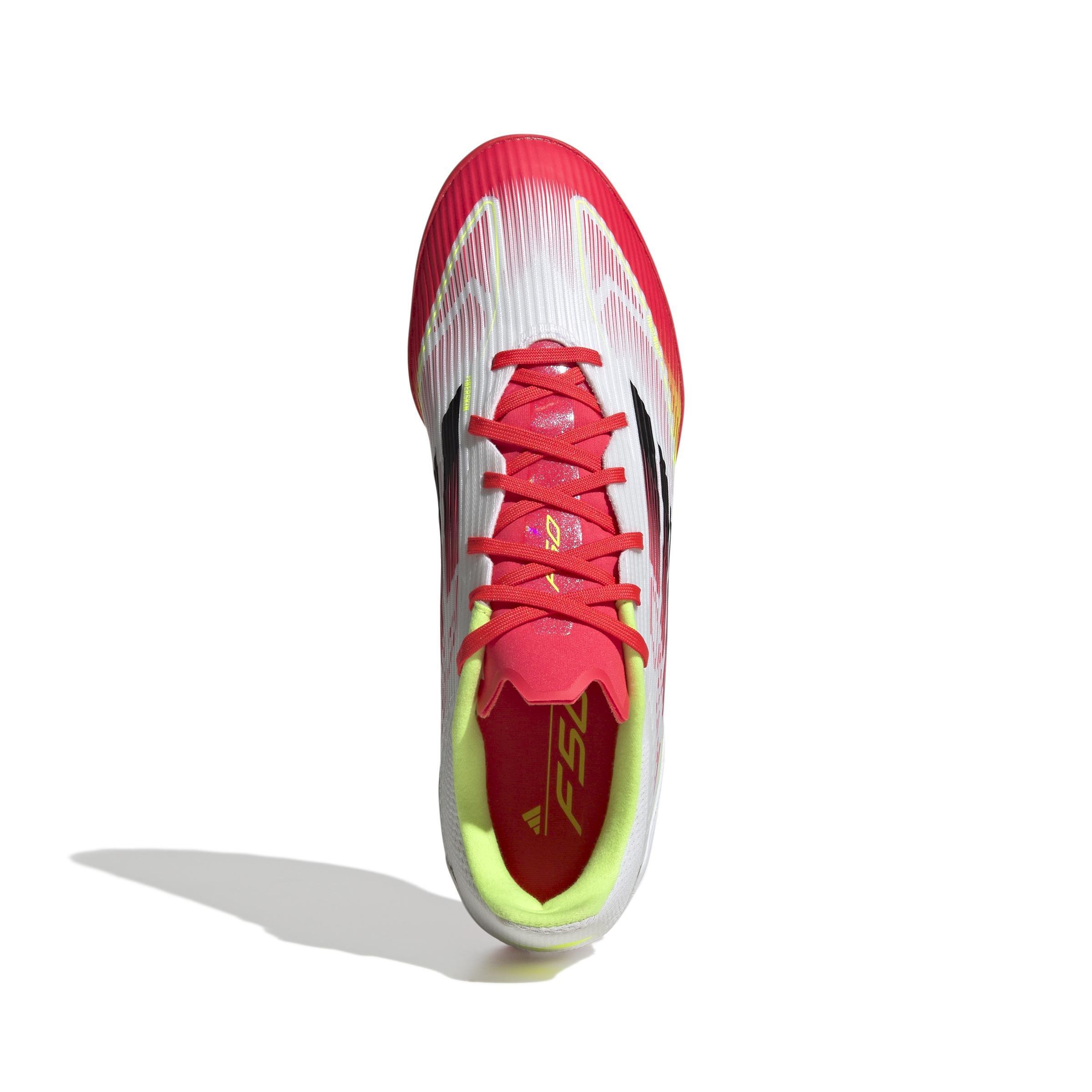 Unisex F50 League Turf Boots, White, A901_ONE, large image number 2