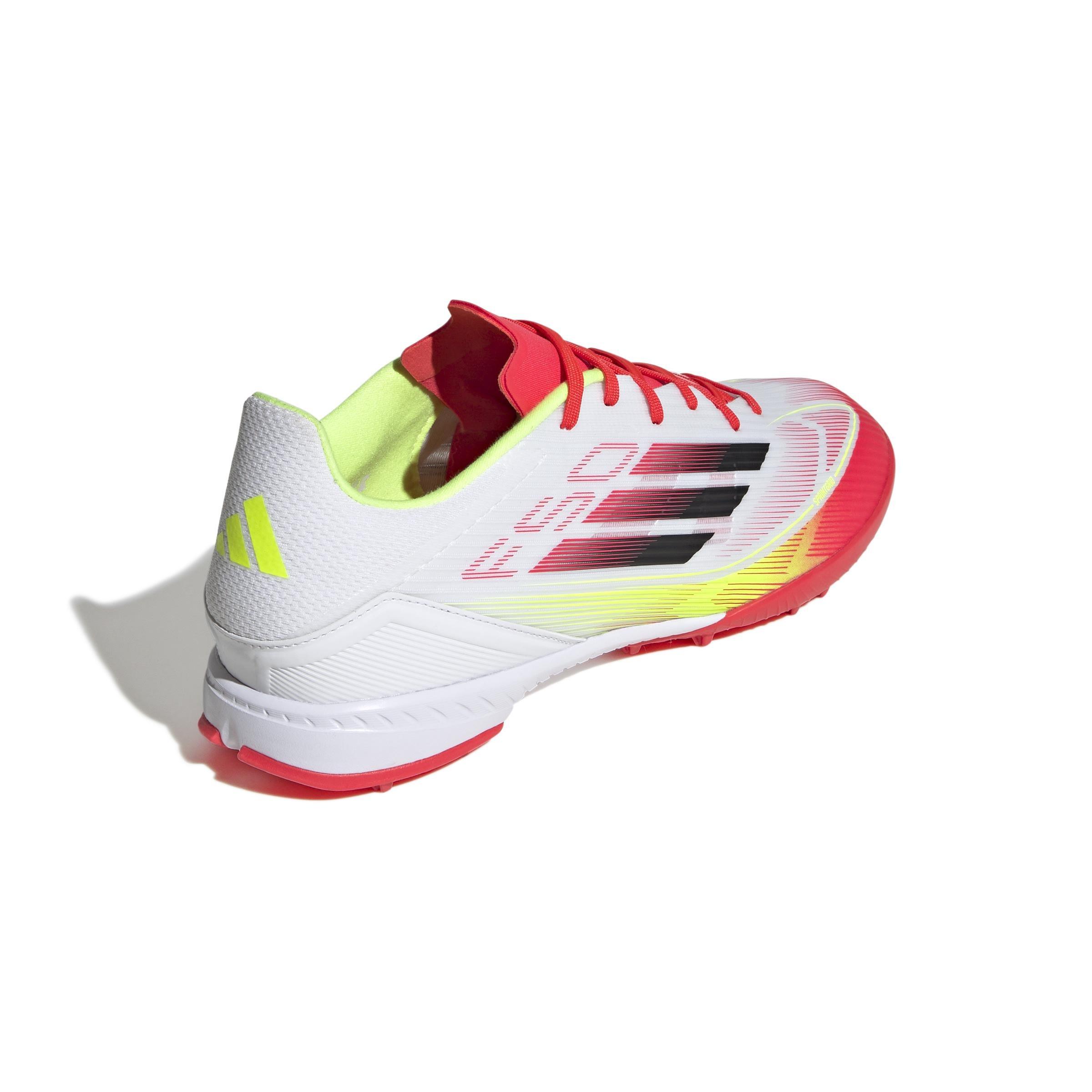 Unisex F50 League Turf Boots, White, A901_ONE, large image number 6