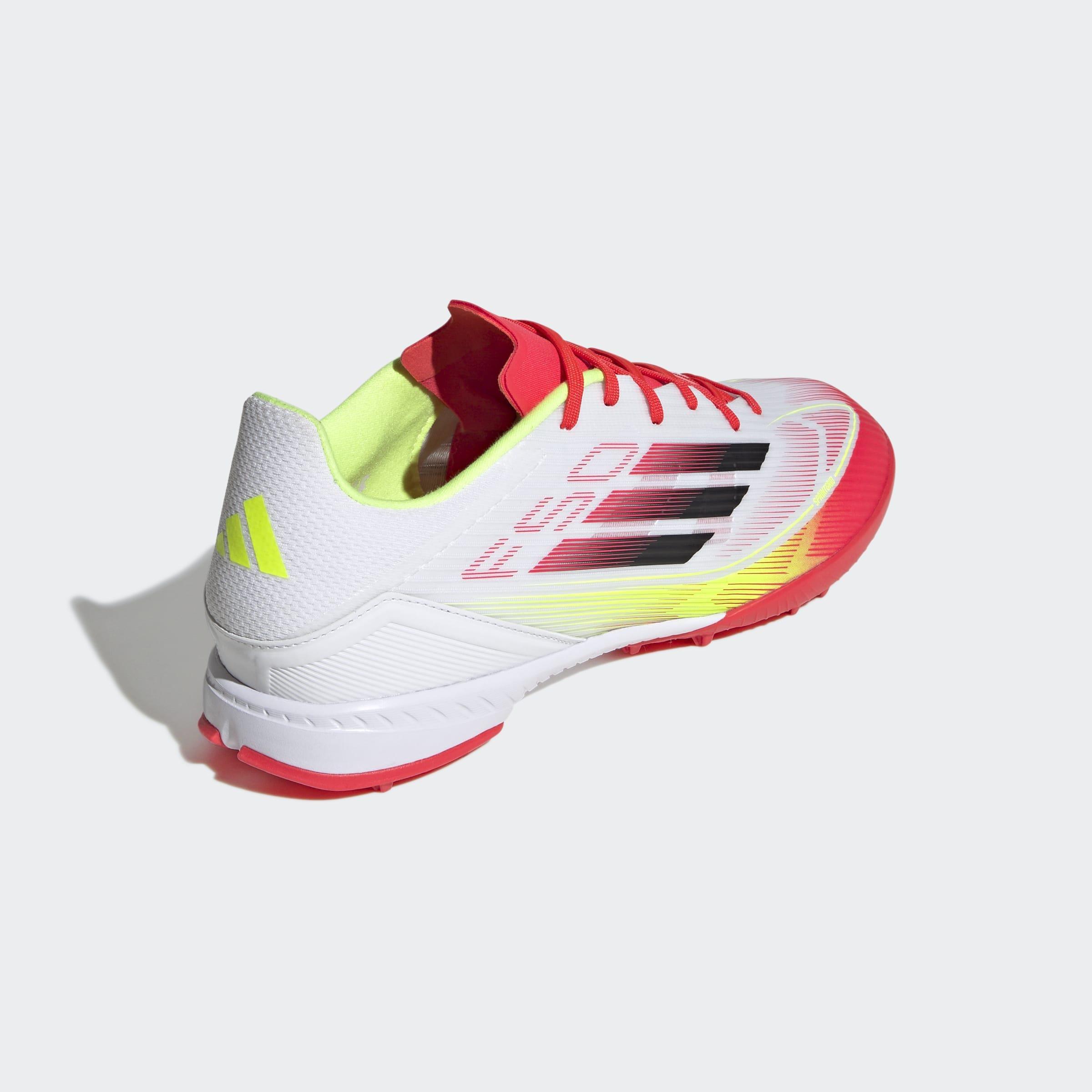 Unisex F50 League Turf Boots, White, A901_ONE, large image number 7