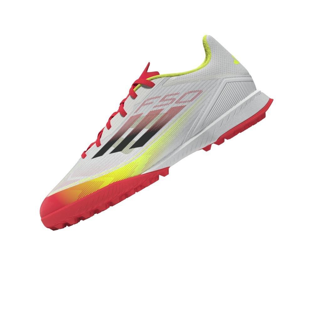 Unisex F50 League Turf Boots, White, A901_ONE, large image number 14