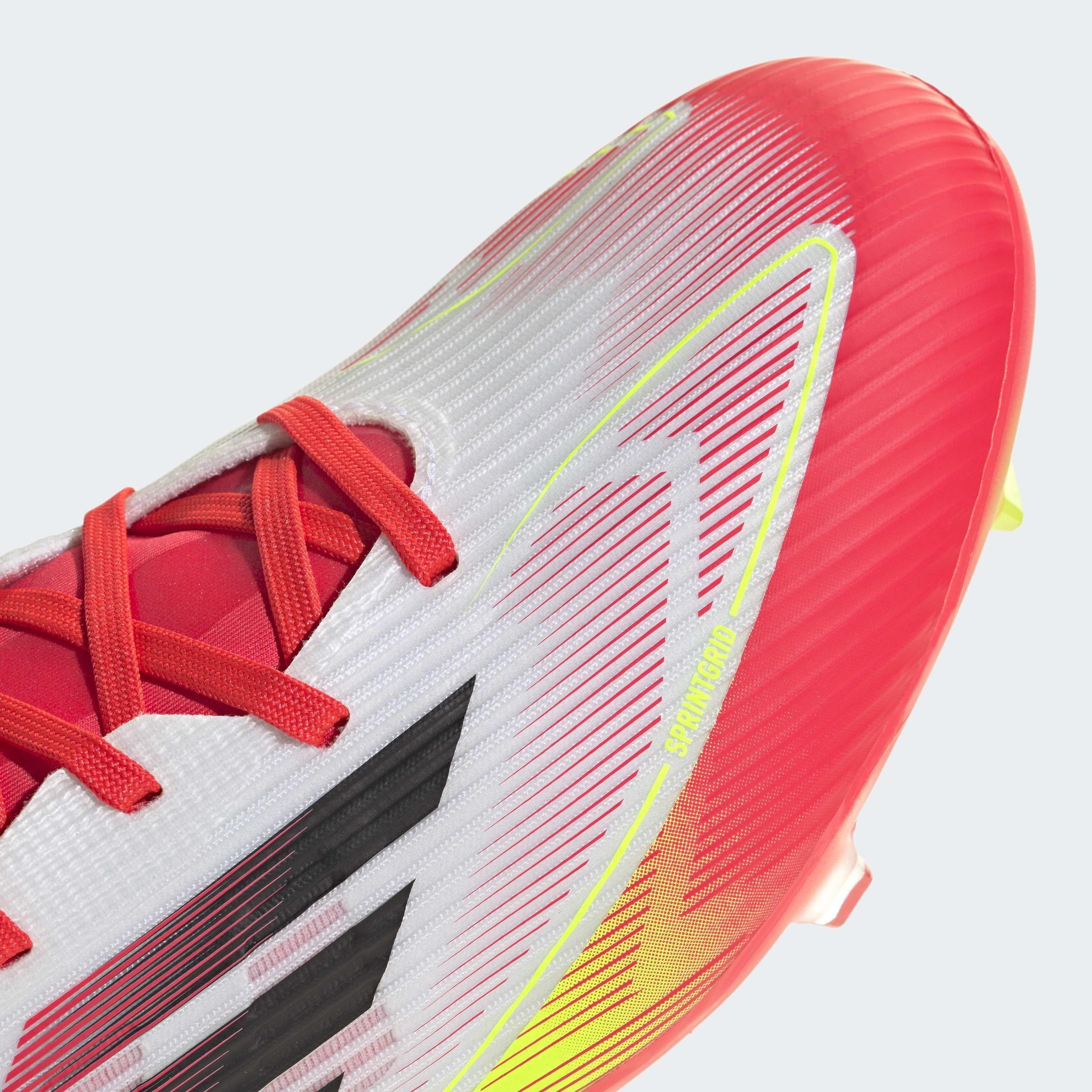 Unisex F50 League Firm/Multi-Ground Boots, White, A901_ONE, large image number 9