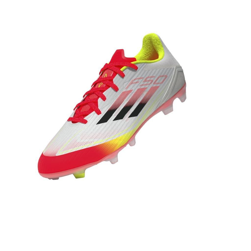 Unisex F50 League Firm/Multi-Ground Boots, White, A901_ONE, large image number 12